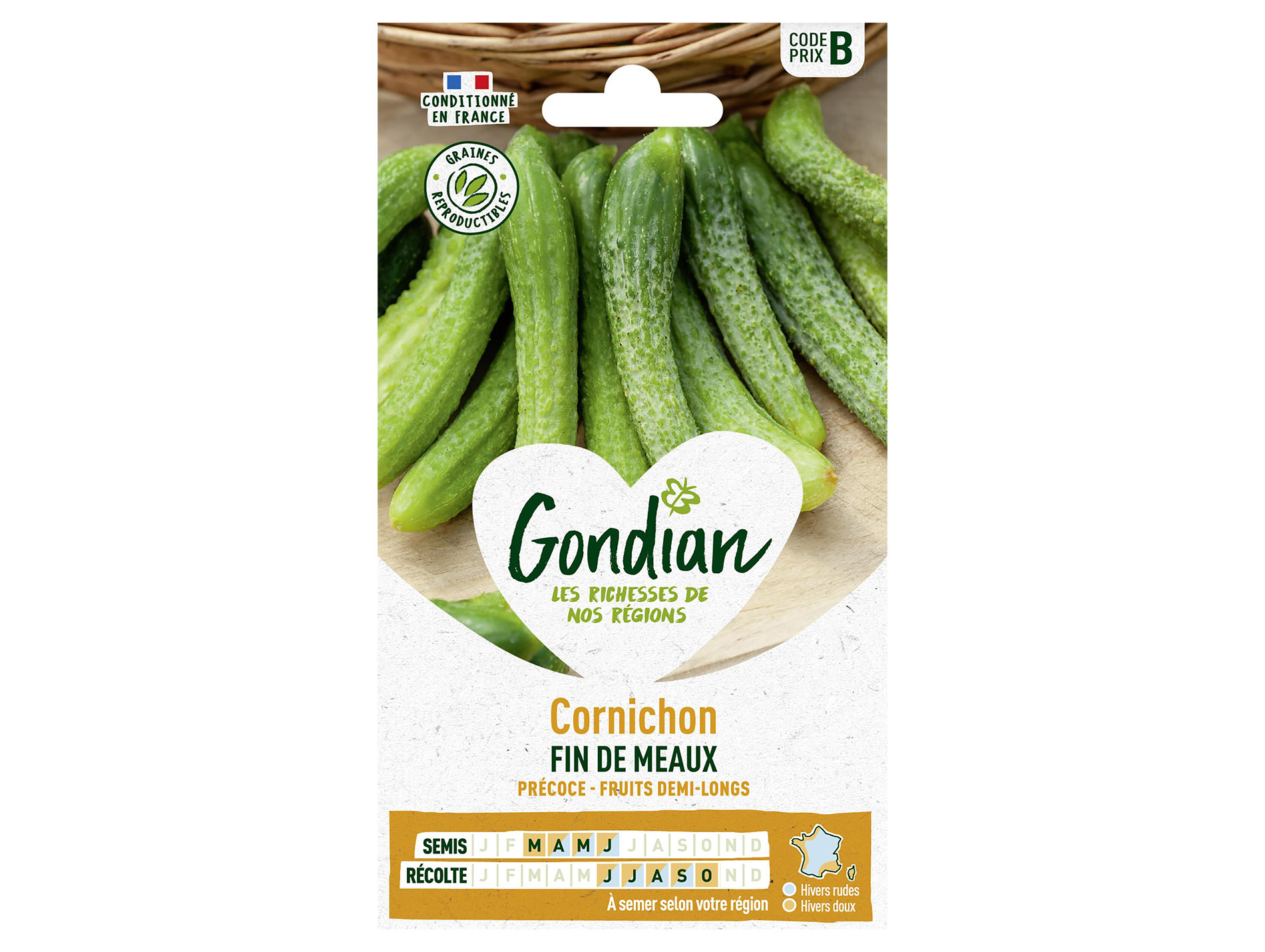 Cornichon fin de Meaux GONDIAN Série B