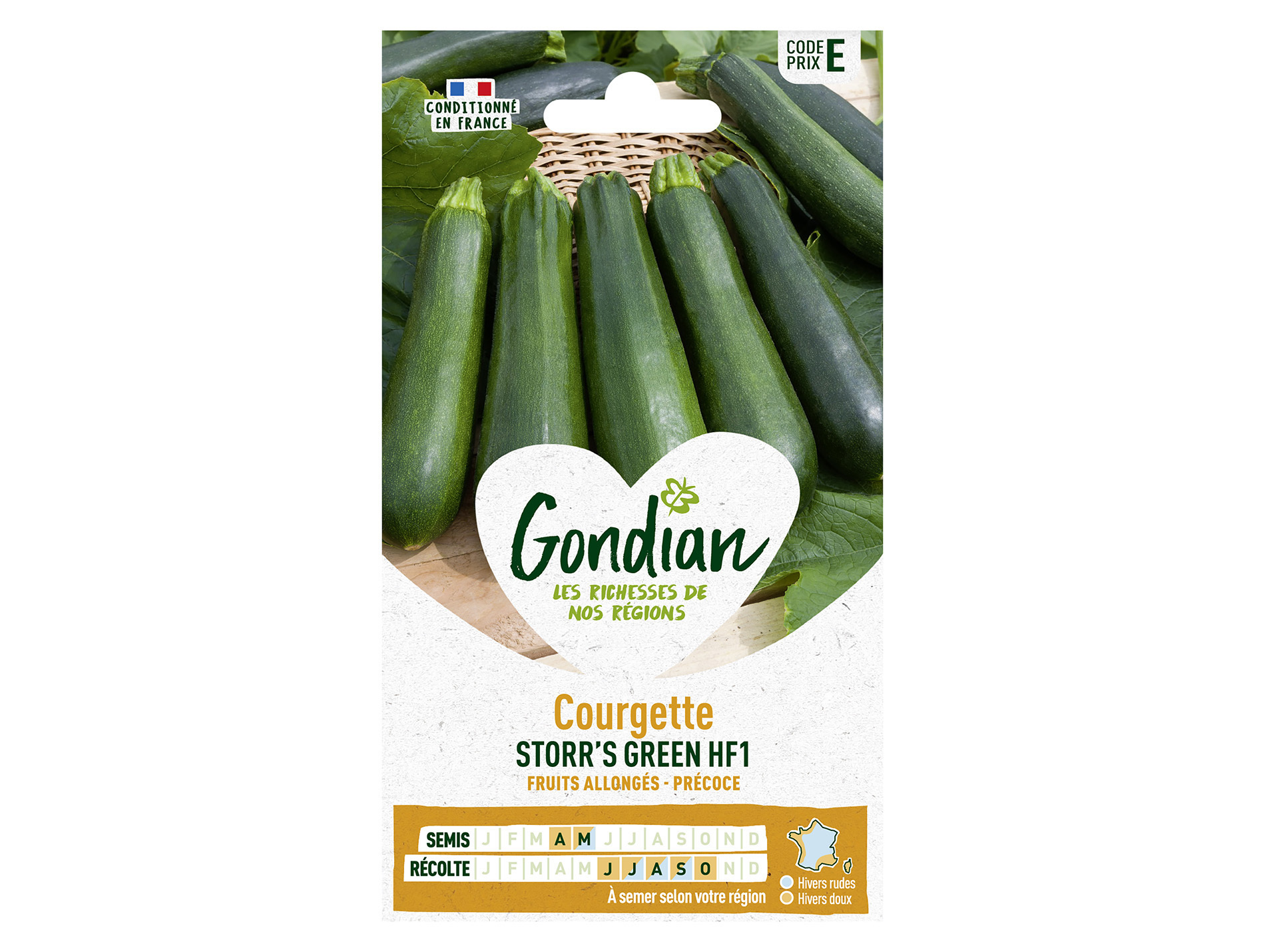 Courgette Storr's Green F1 GONDIAN Série E