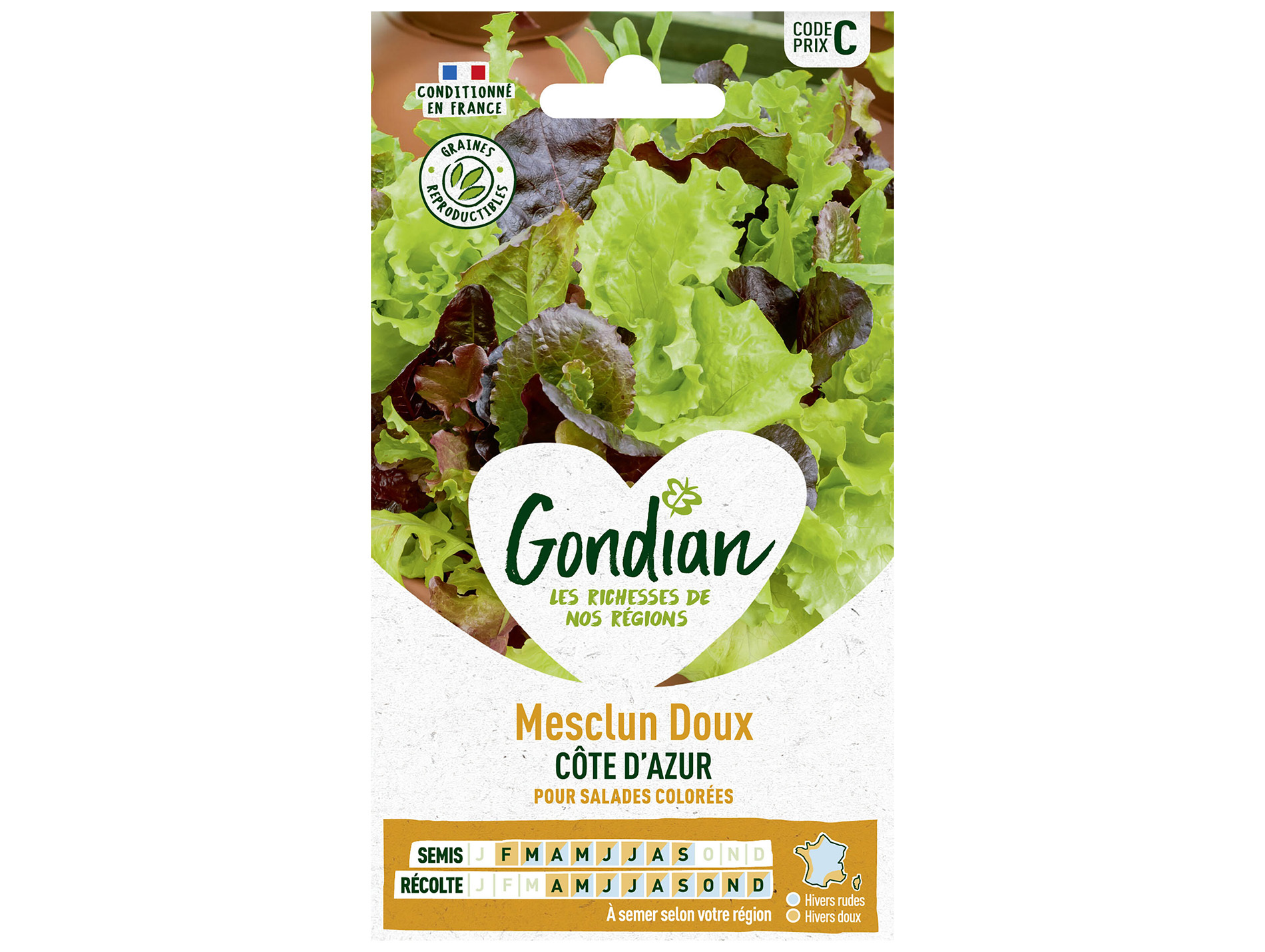 Mesclun doux côte d'azur GONDIAN Série C