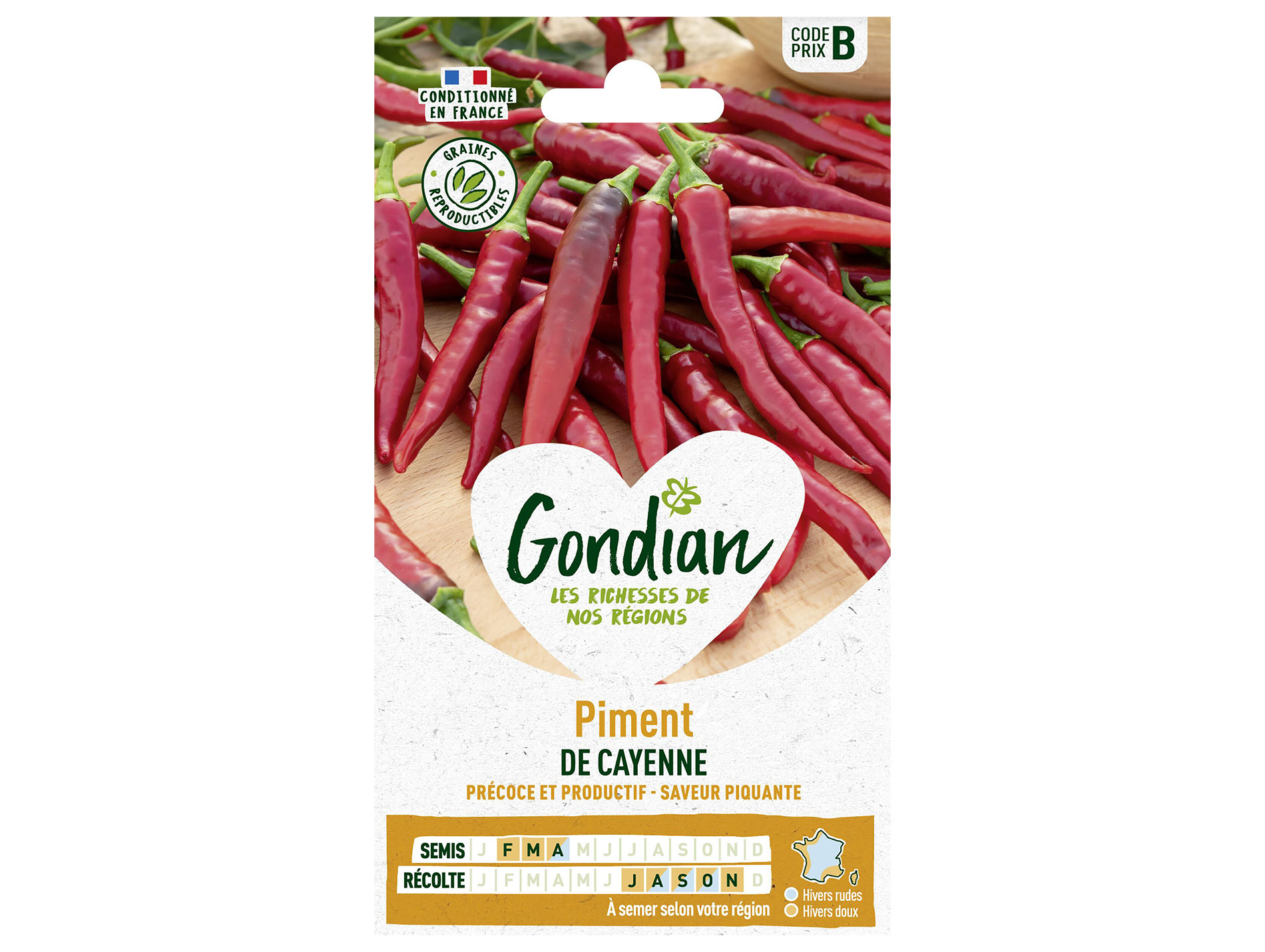 Piment de Cayenne GONDIAN Série B