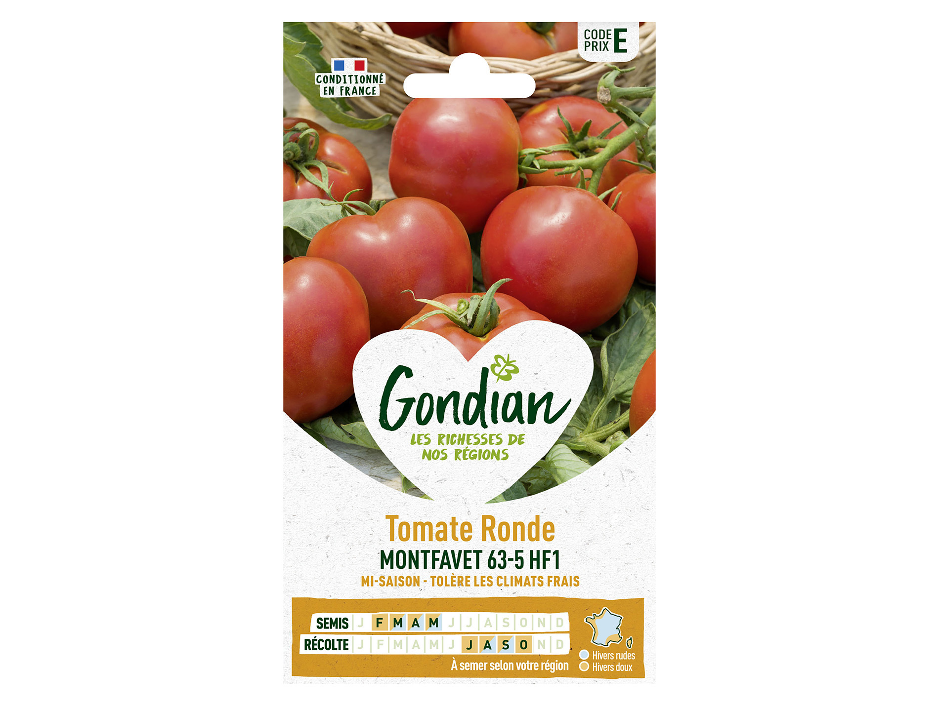 Tomate Montfavet 63-5 HF1 GONDIAN Série E