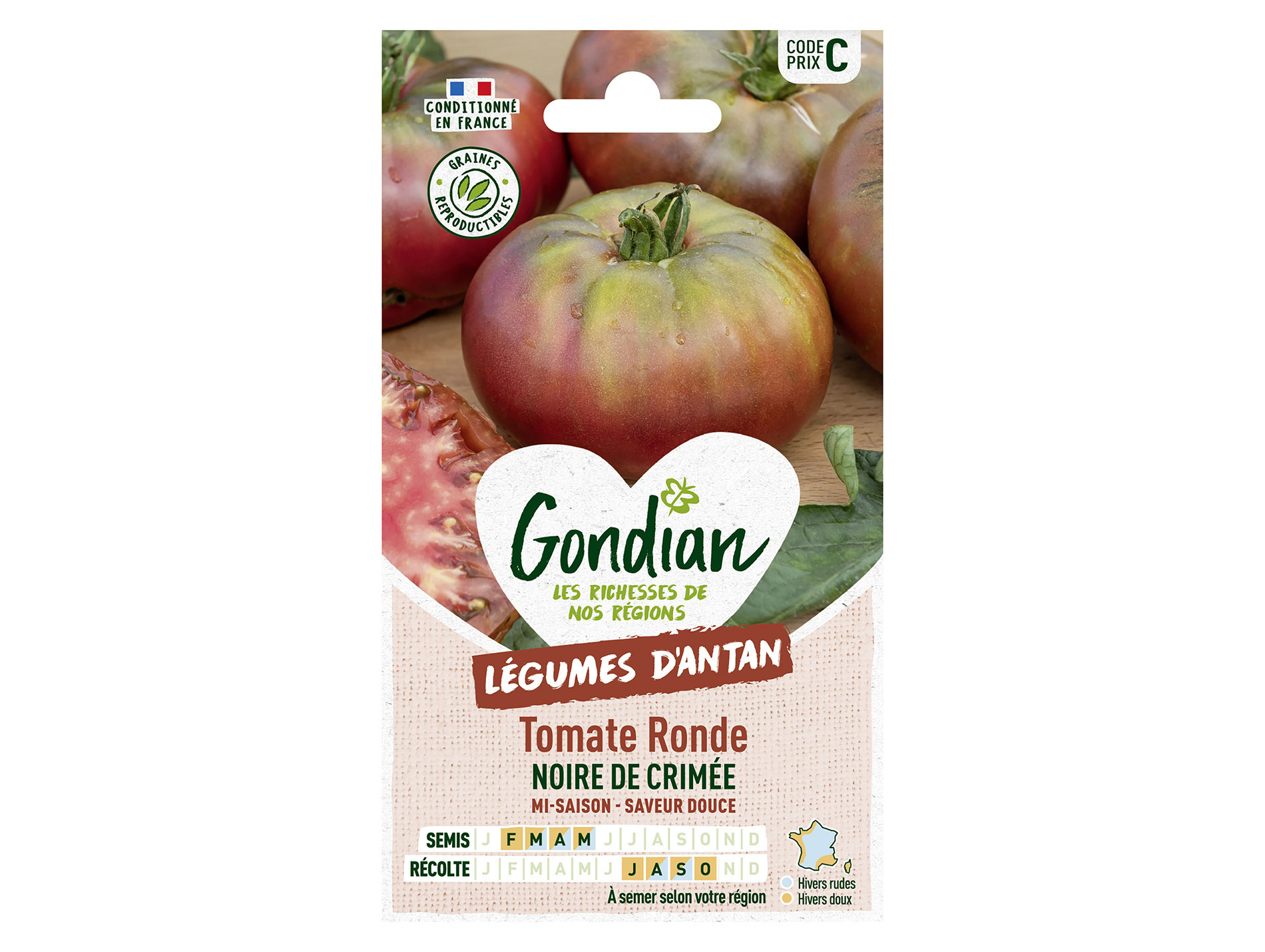 Tomate noire de Crimée GONDIAN Série C