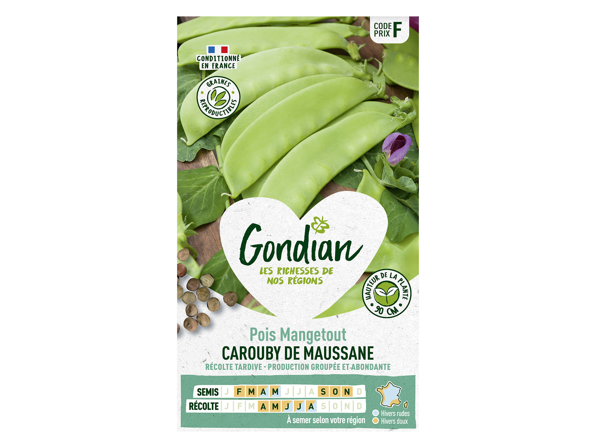 Pois nain Carouby de Maussane GONDIAN Série F