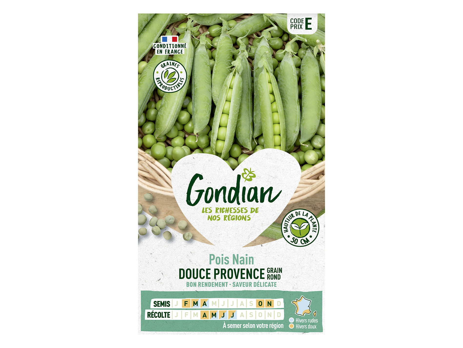 Pois nain Douce Provence GONDIAN Série E