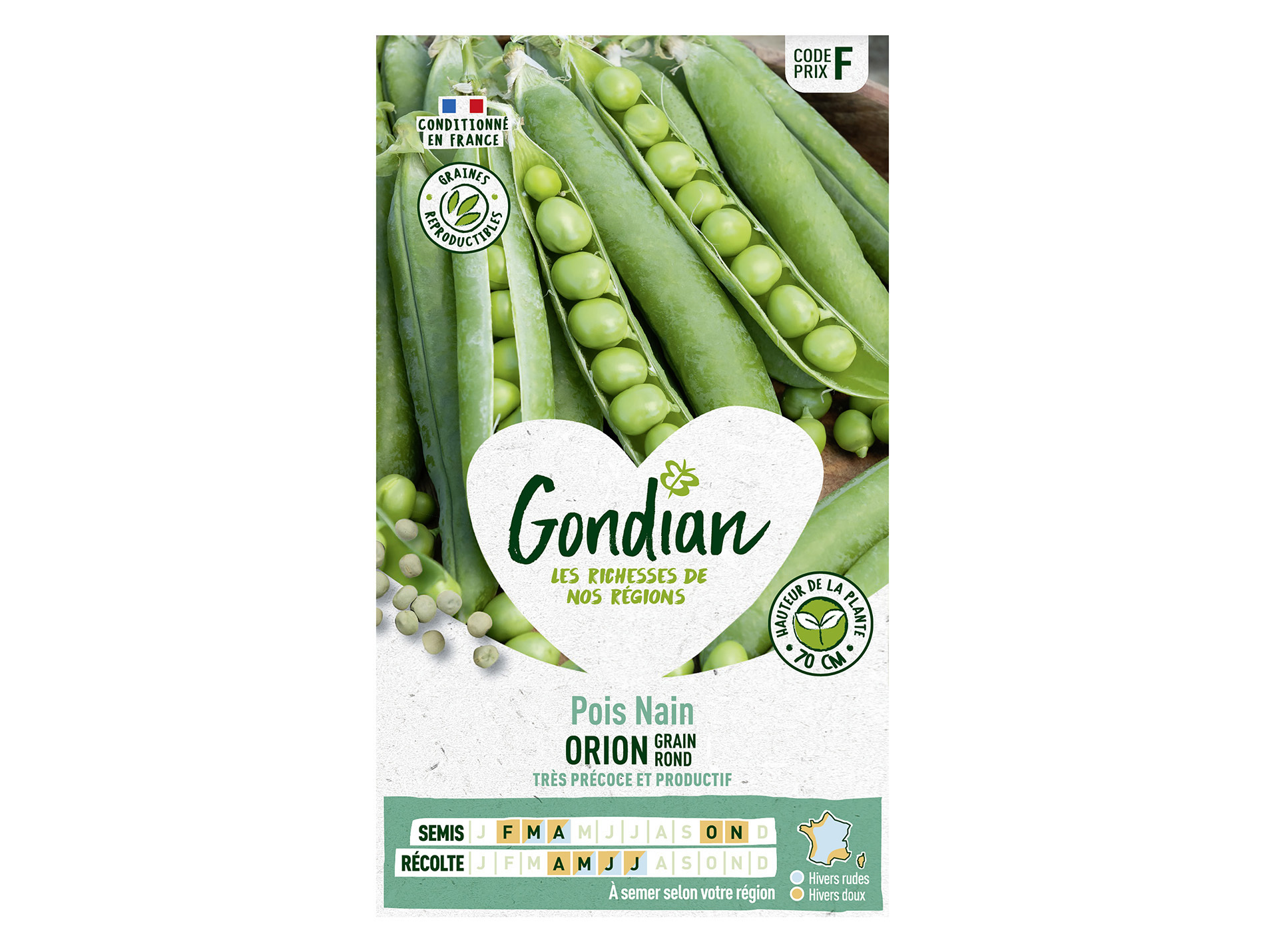 Pois nain Orion GONDIAN Série F