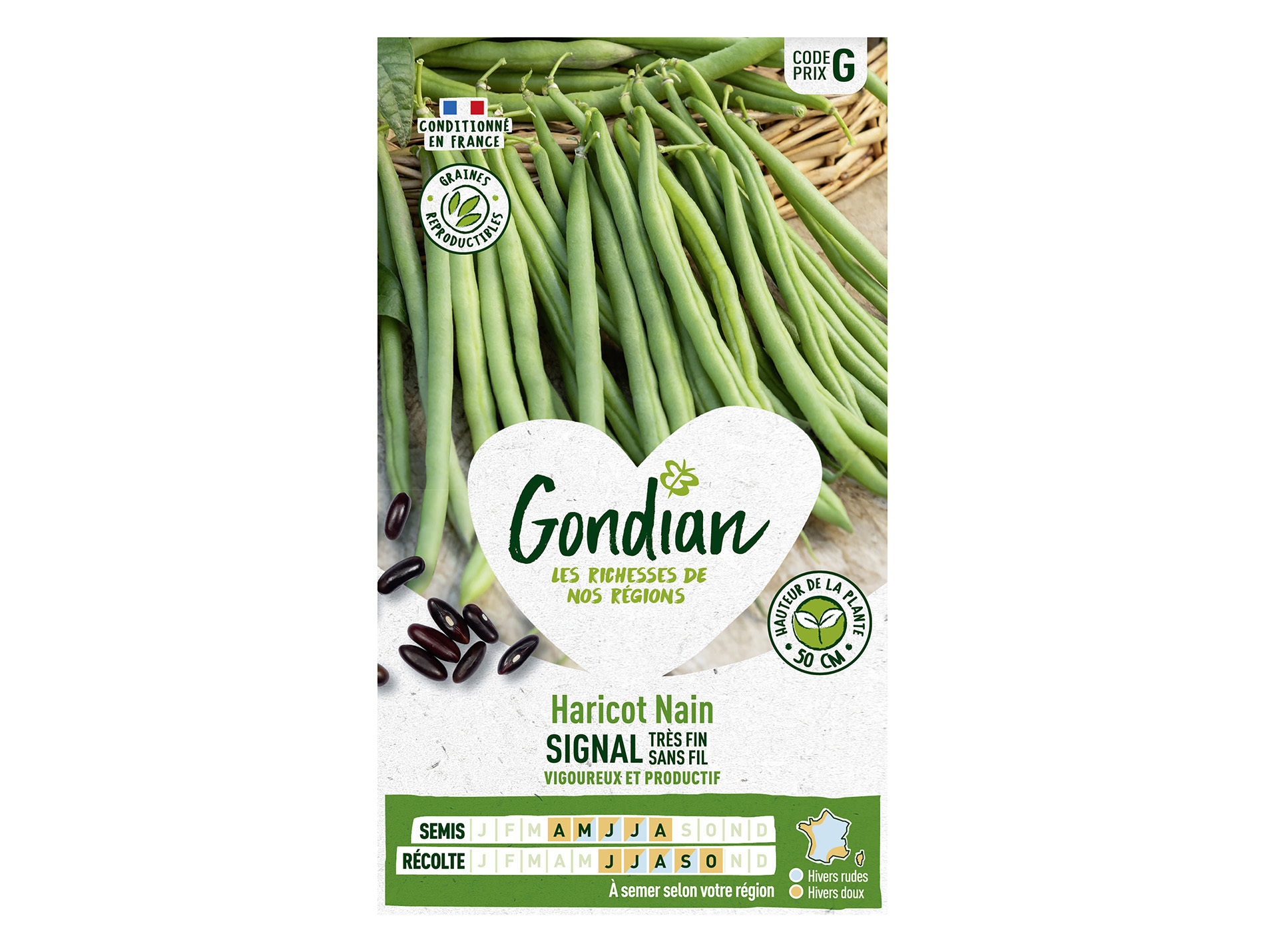 Haricot Signal nain sans fil GONDIAN Série G