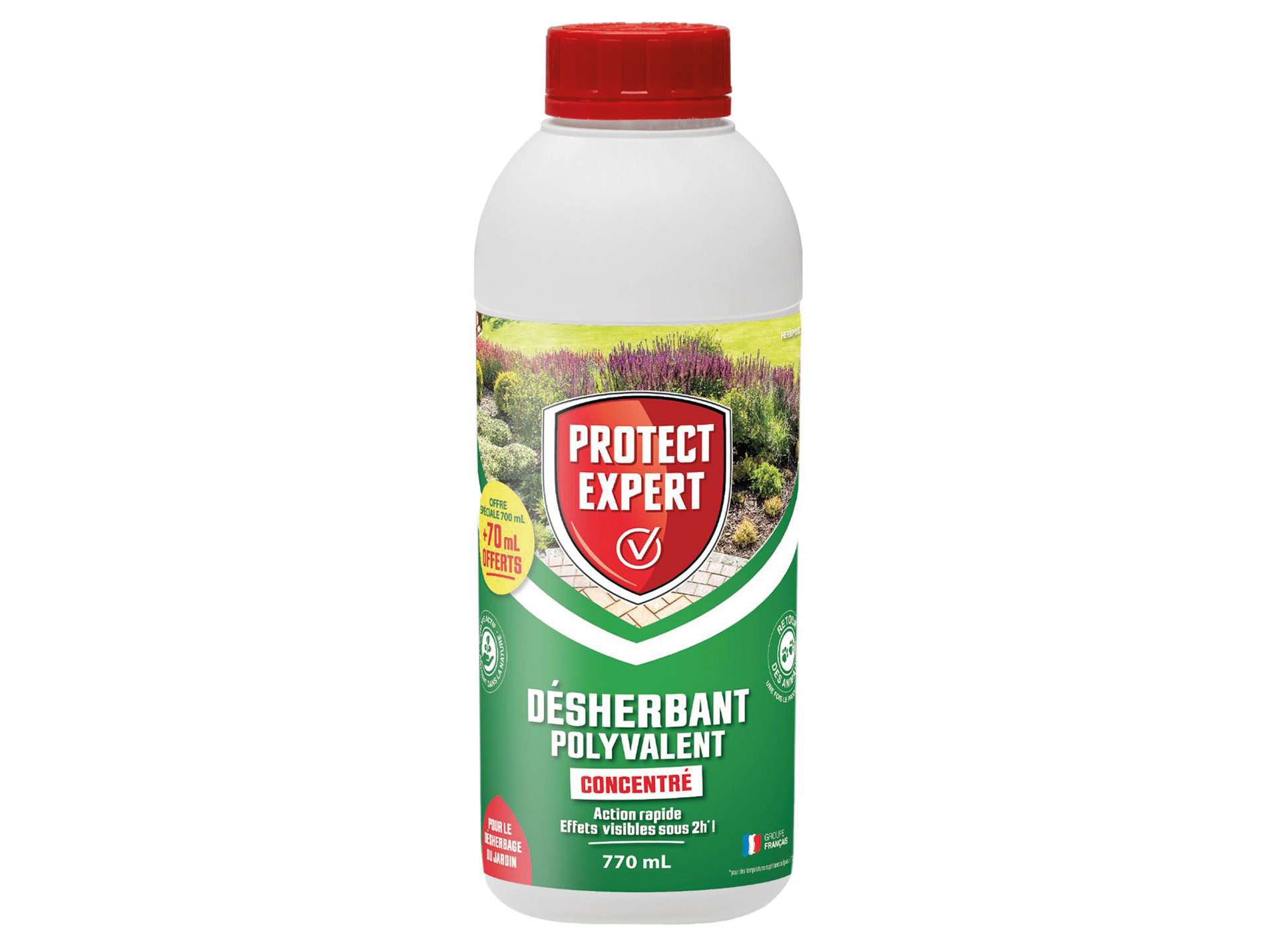 Désherbant polyvalent PROTECT EXPERT 700ml+70ml