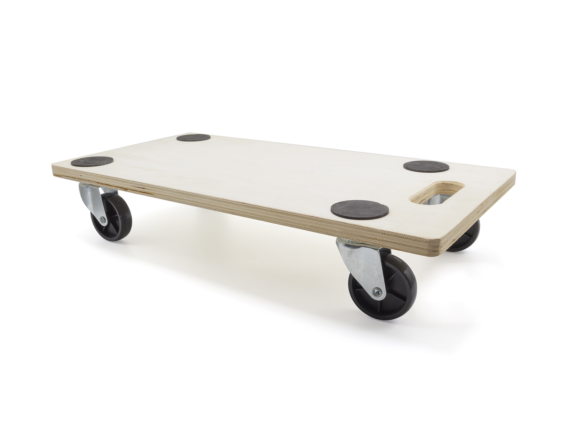 Support roulant bois 200kg 58x30x12cm