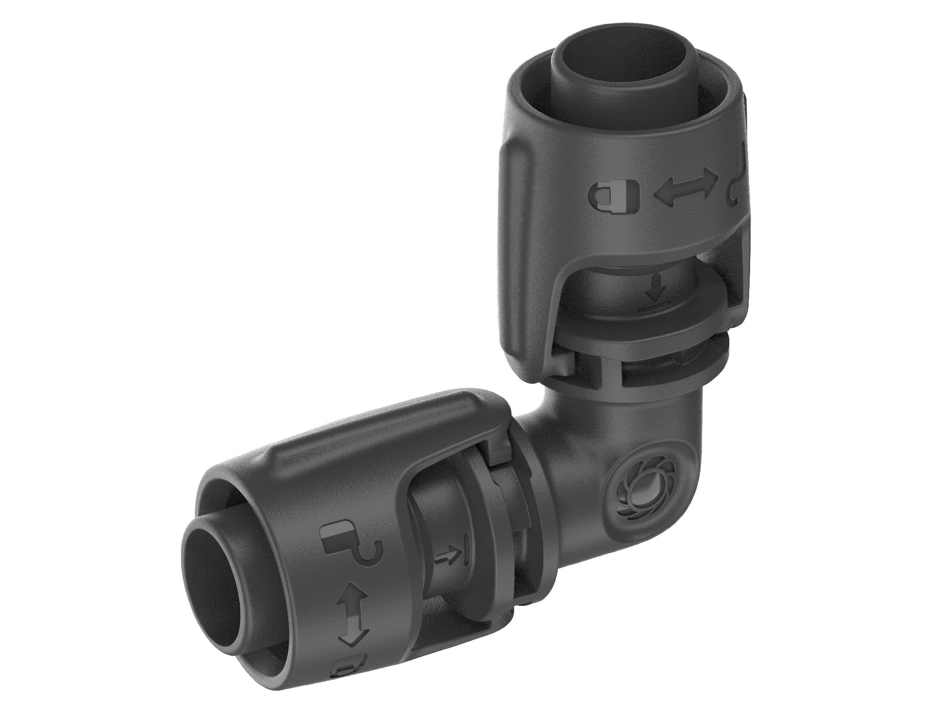 Jonction en L GARDENA Ø13mm 15/21 x5