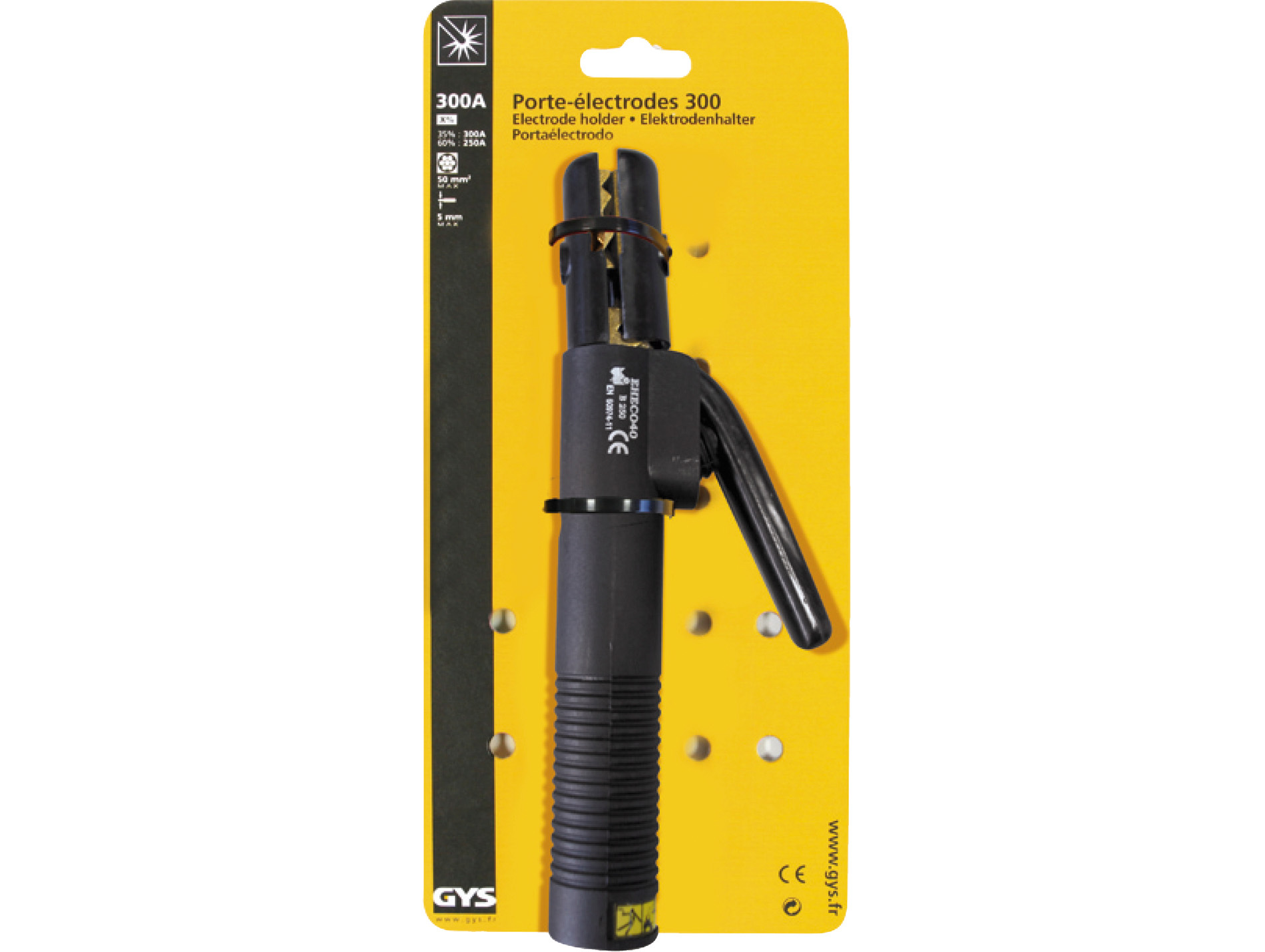 Porte Electrode Shark 300 A / 50 mm²