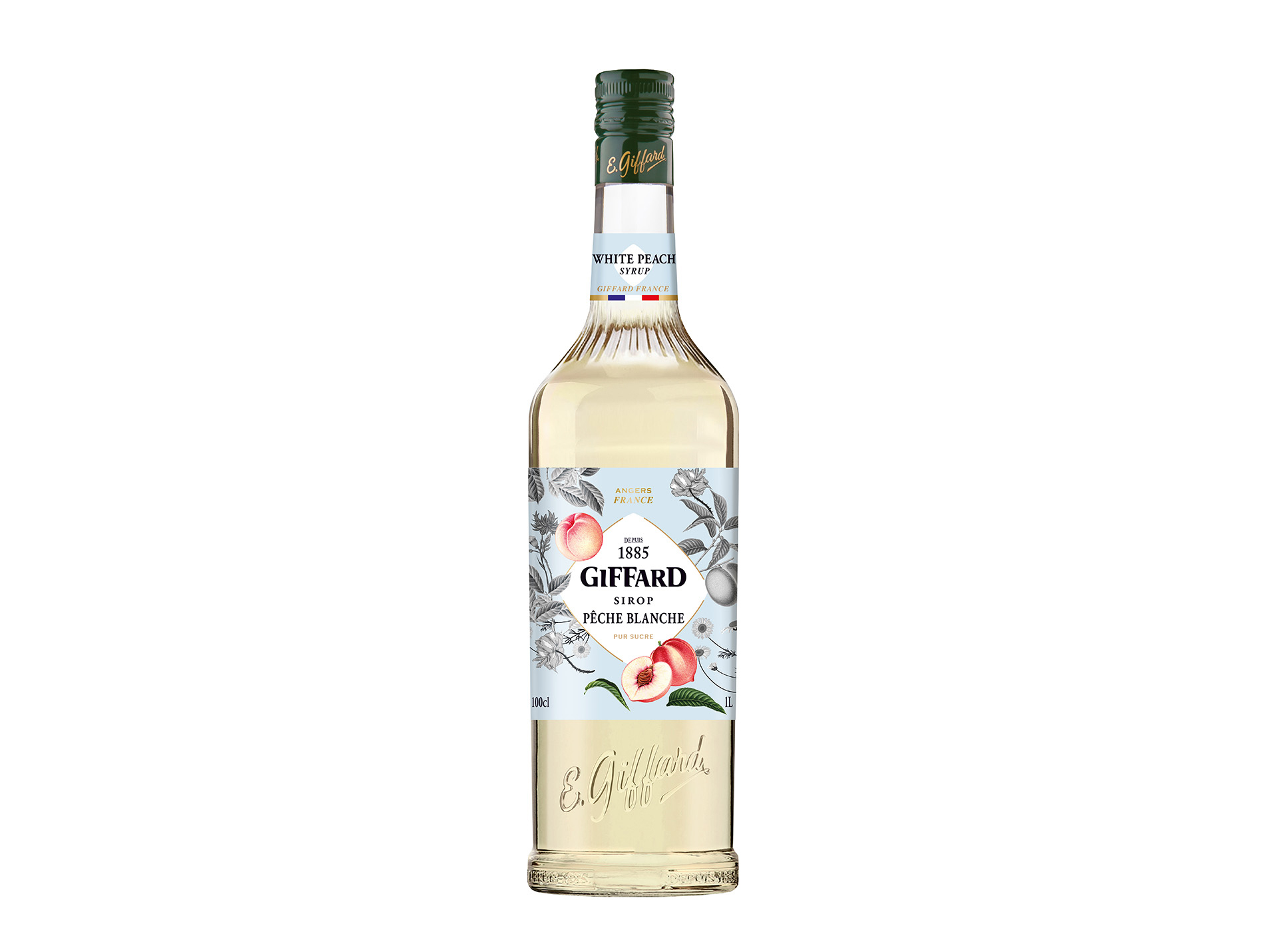 Sirop GIFFARD pêche blanche 1L