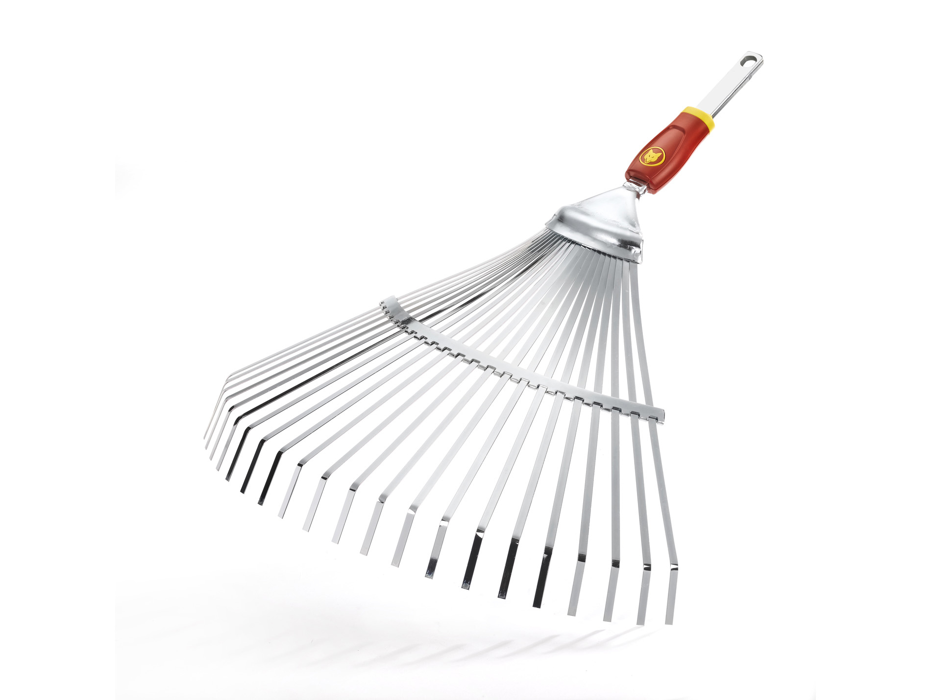 Balai à gazon OUTILS WOLF 22 dents plates l.45cm