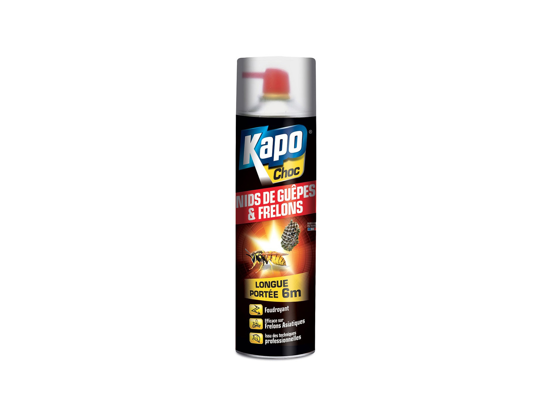 Aérosol foudroyant KAPO anti guêpes 500ml