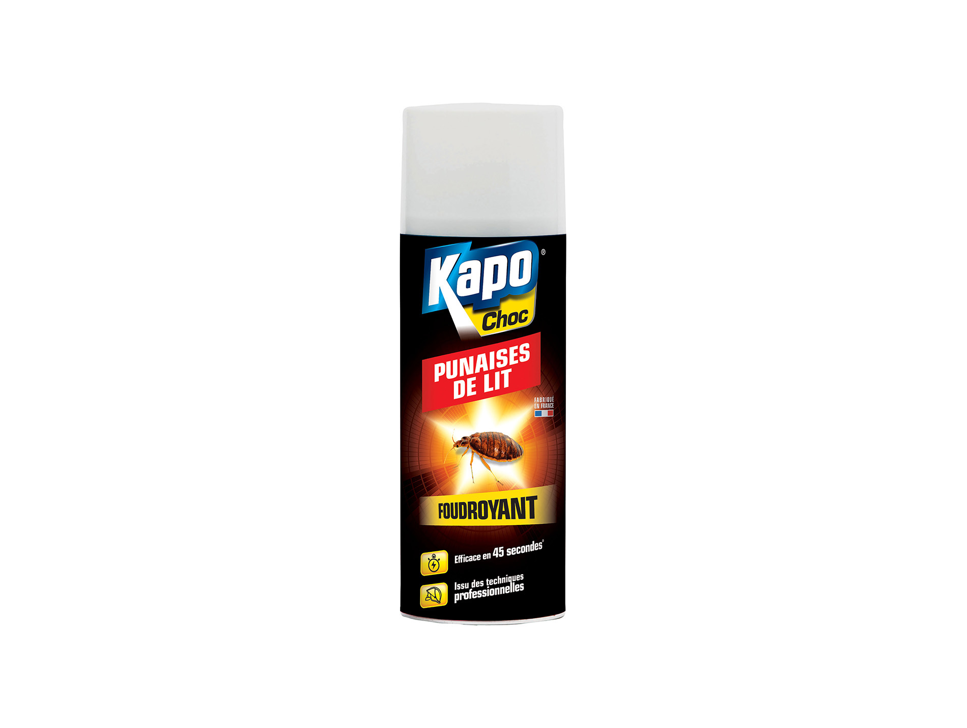 Aérosol foudroyant KAPO punaises de lit 400ml