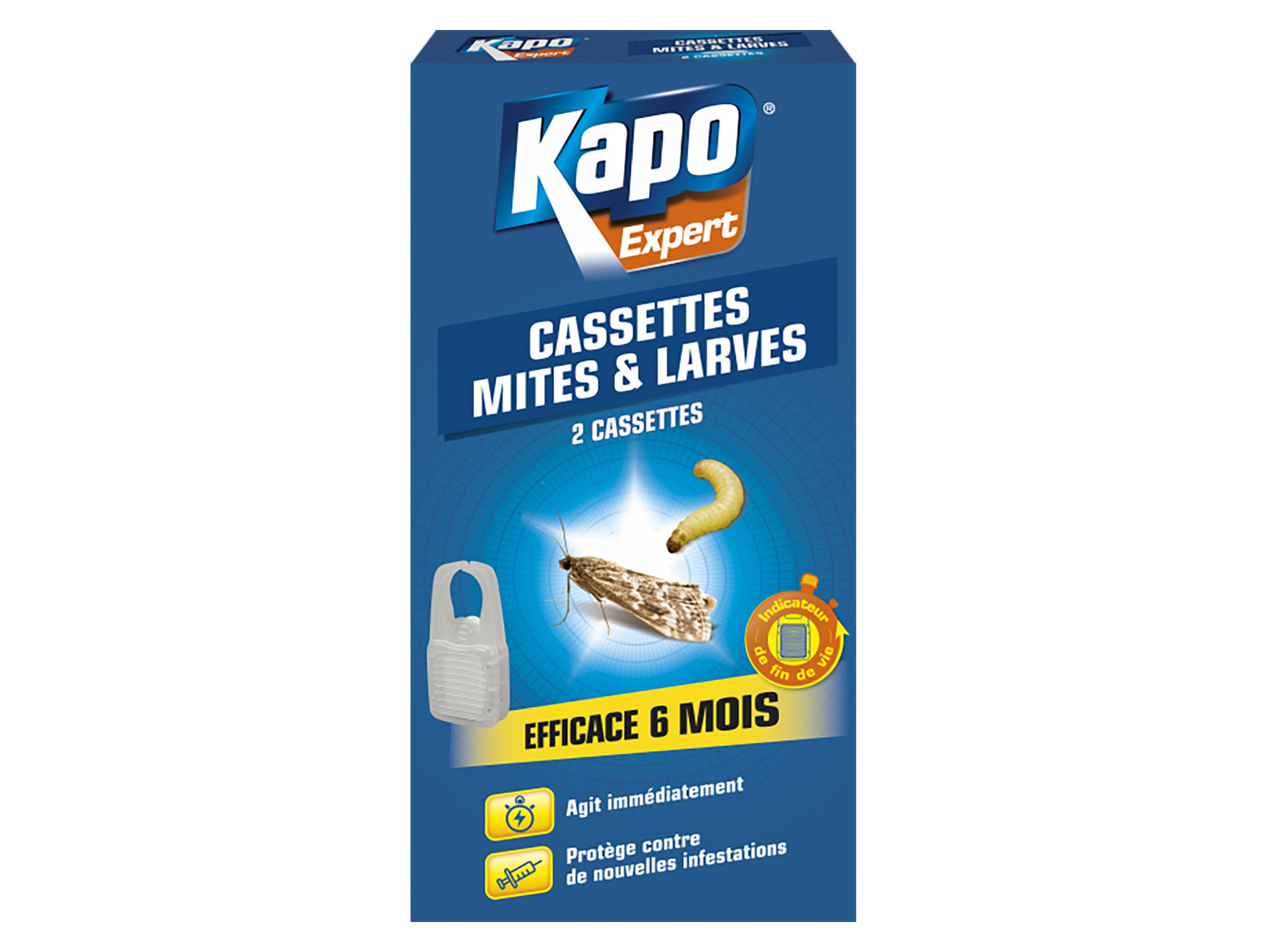 Cassettes mites et larves KAPO