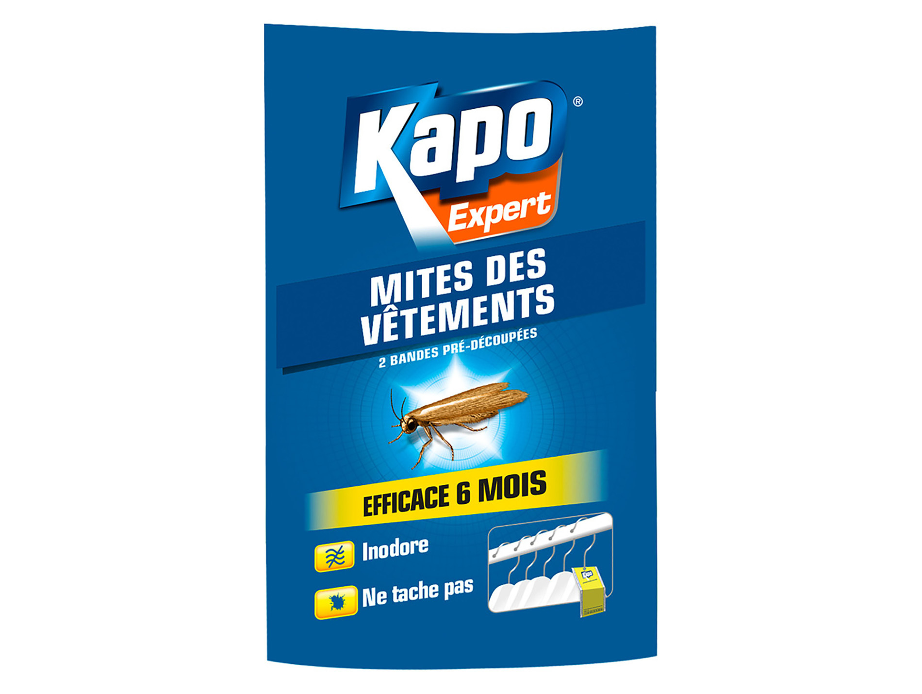 Bandes Anti-mites & larves KAPO x2