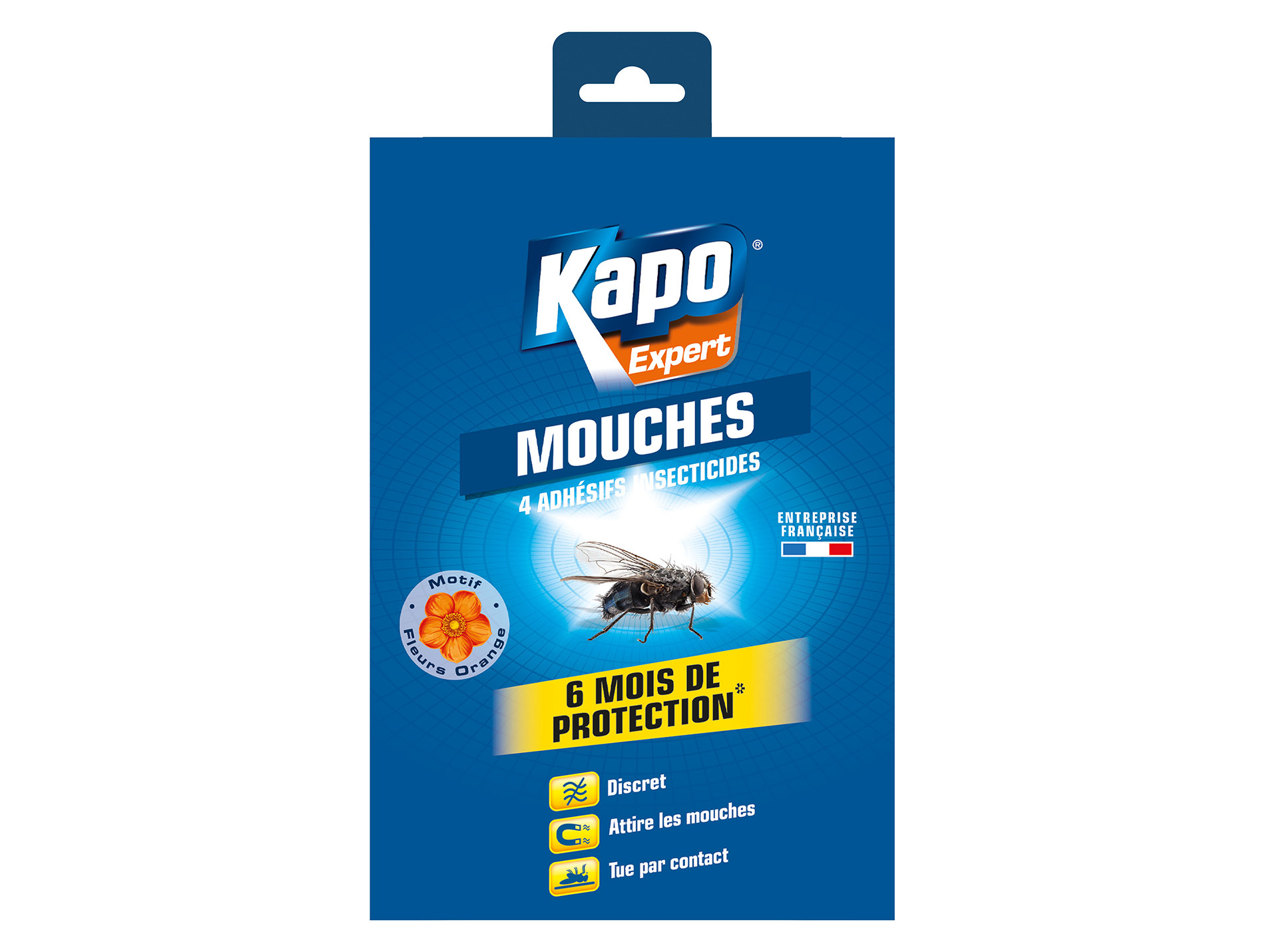 Adhésifs insecticides anti-mouches KAPO x4