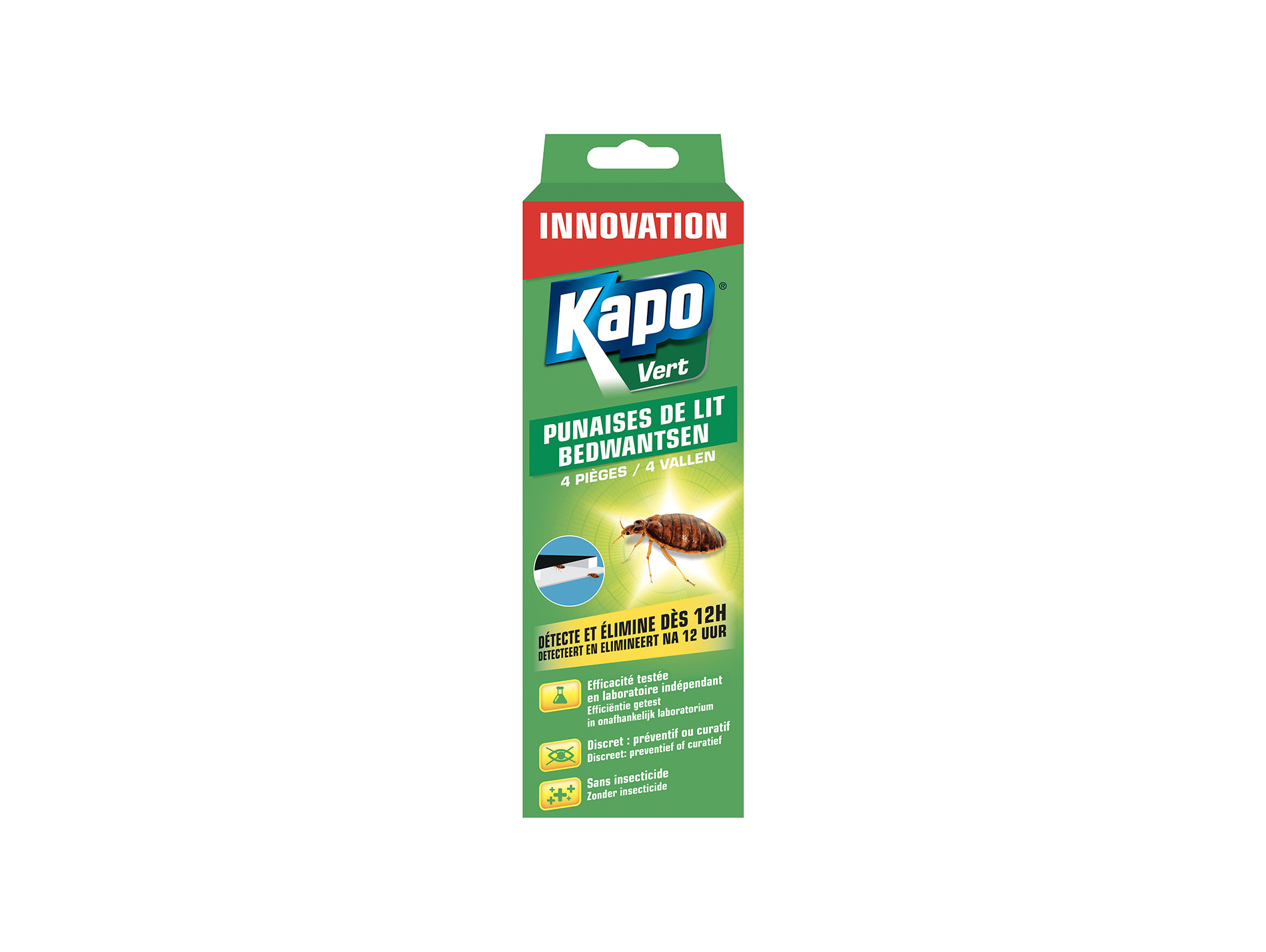 Piège à punaises de lit KAPO x4