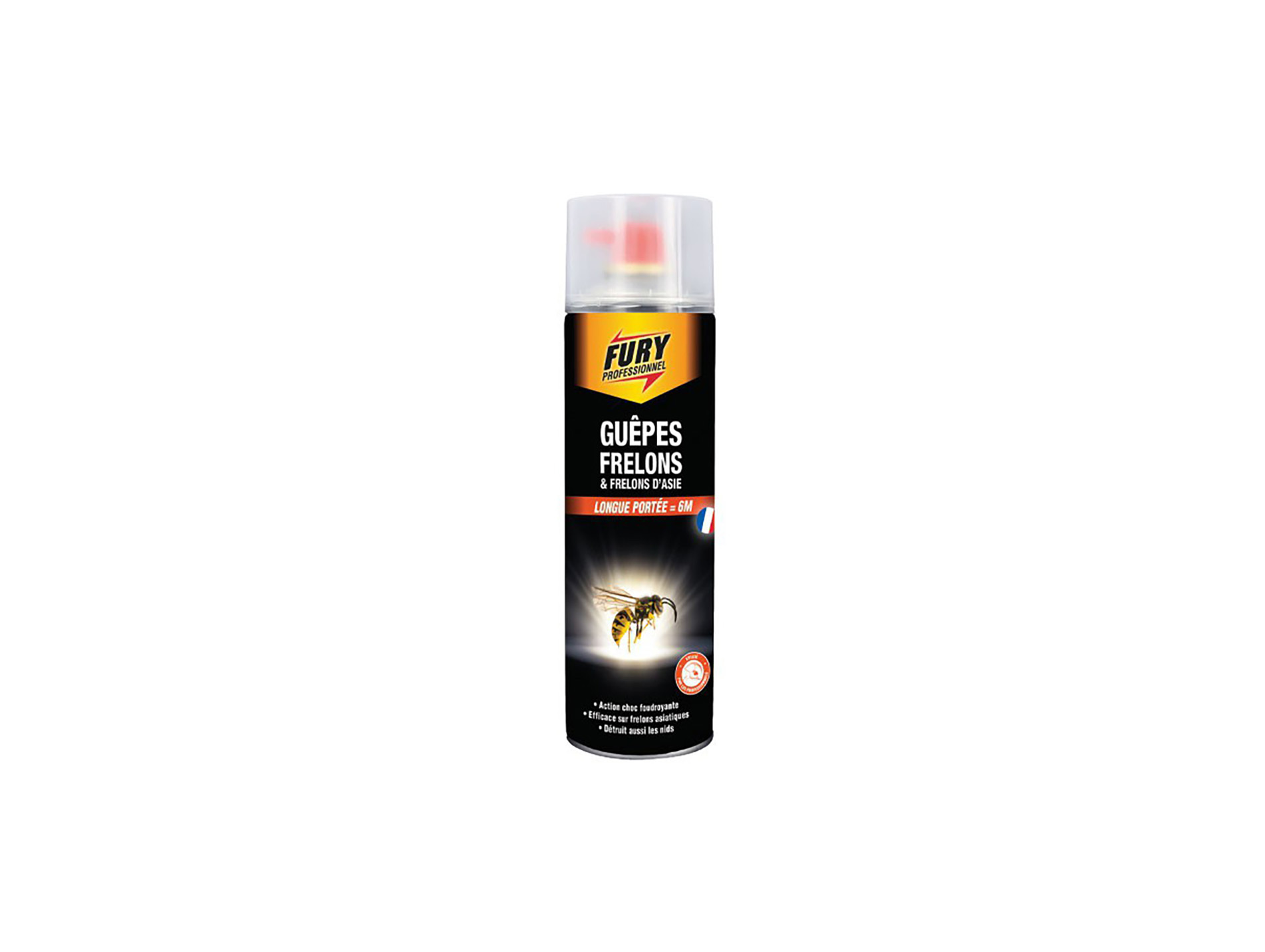 Aérosols insecticides FURY guêpes et frelons asiatiques 500ml