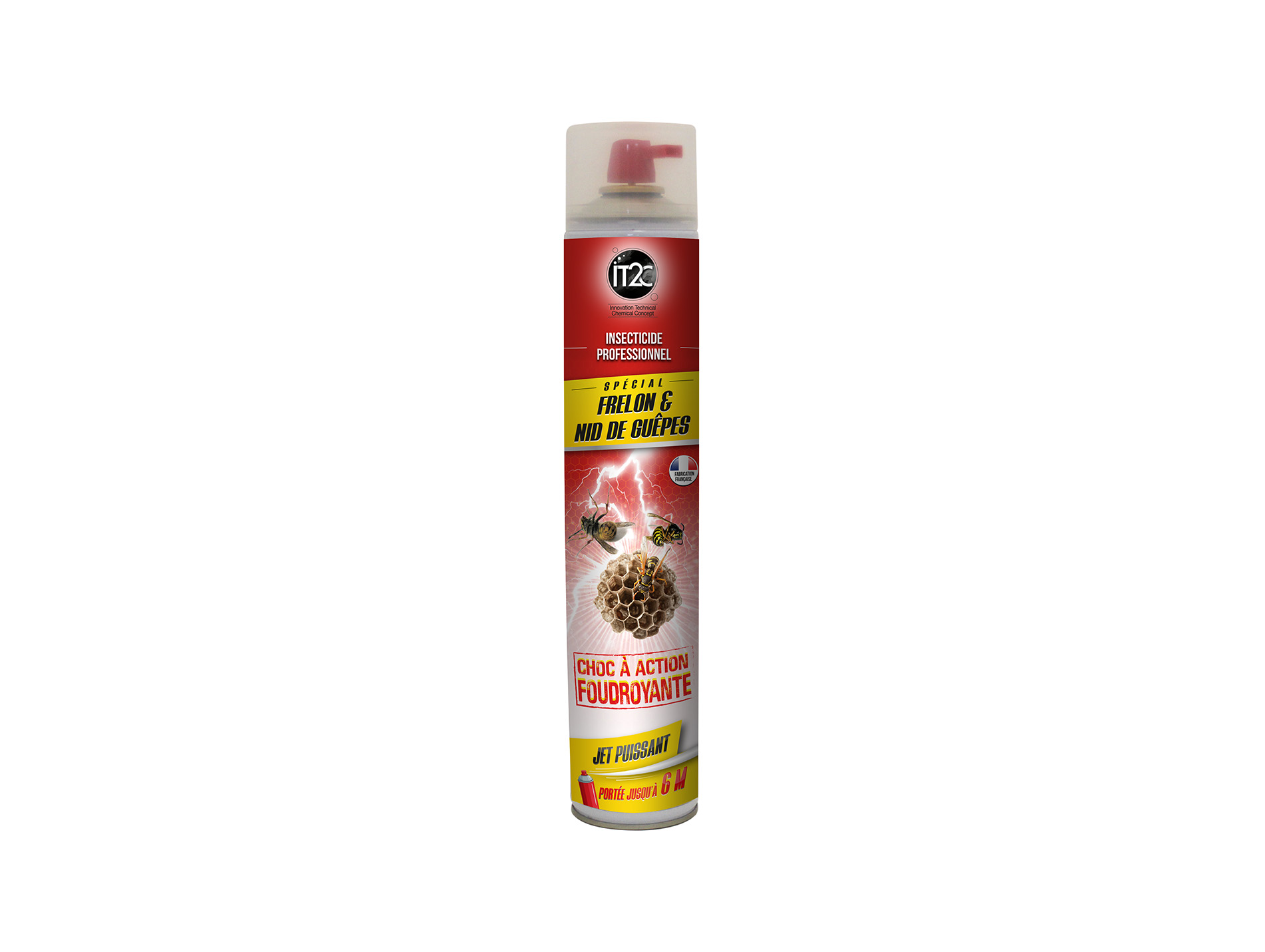 Aérosol insecticides ITC2 frelon et nid de guêpe 750ml