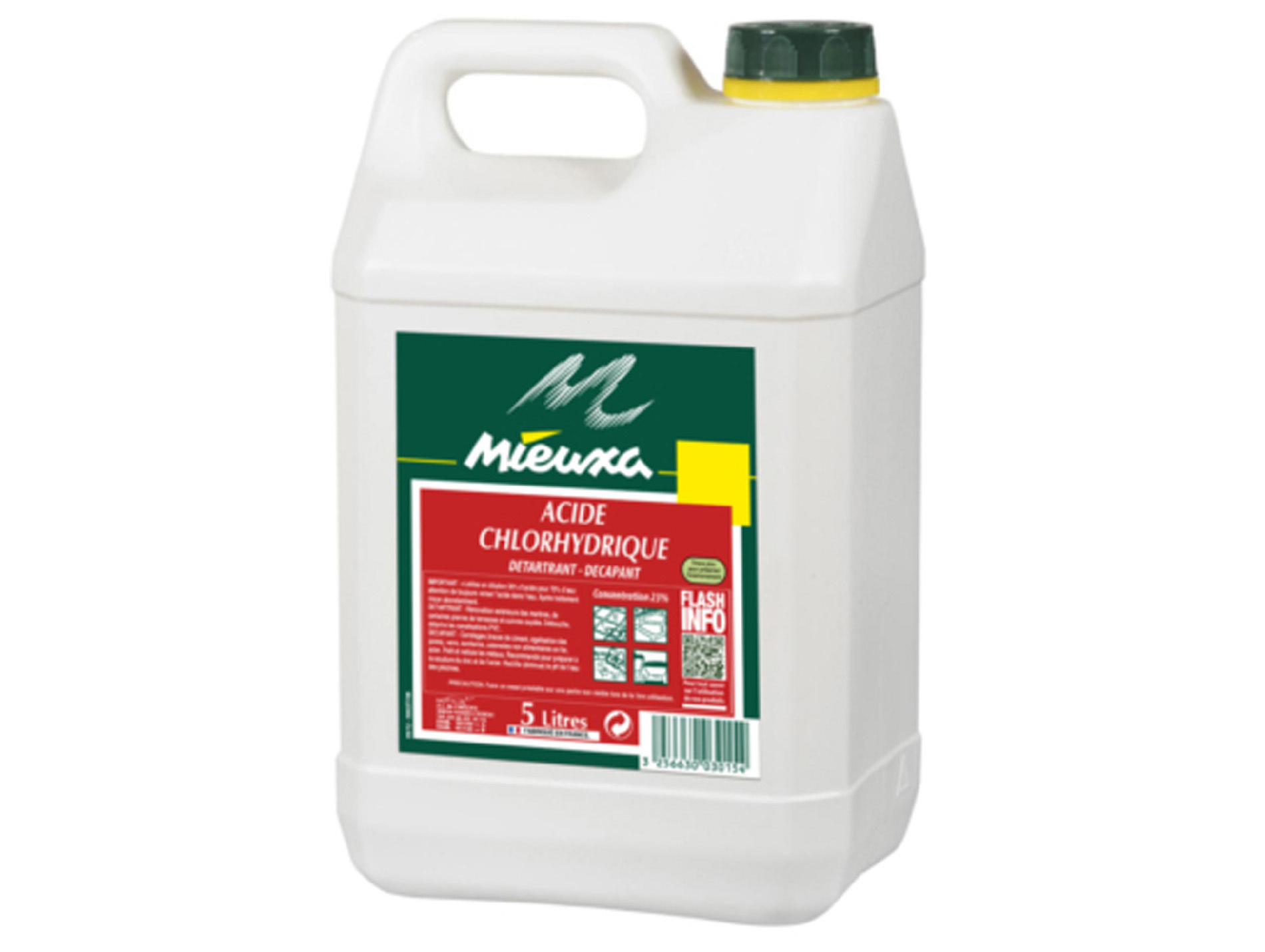 Acide chlorhydrique MIEUXA 23% 5L