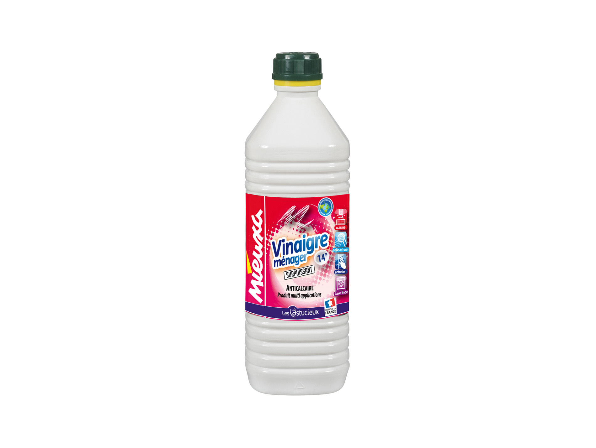 Vinaigre ménager surpuissant 14° MIEUXA 1L