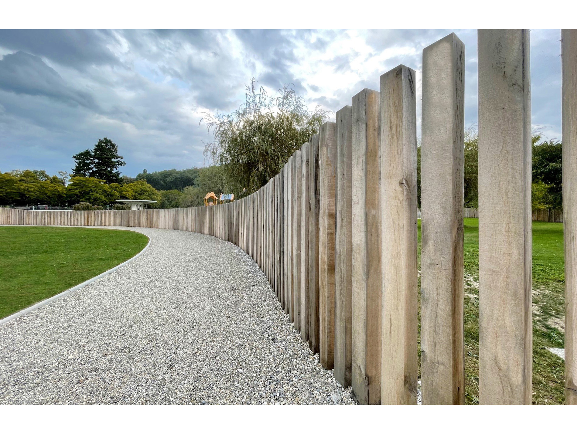 Traverse paysagère chêne L.260 x l.20 x ep.12cm