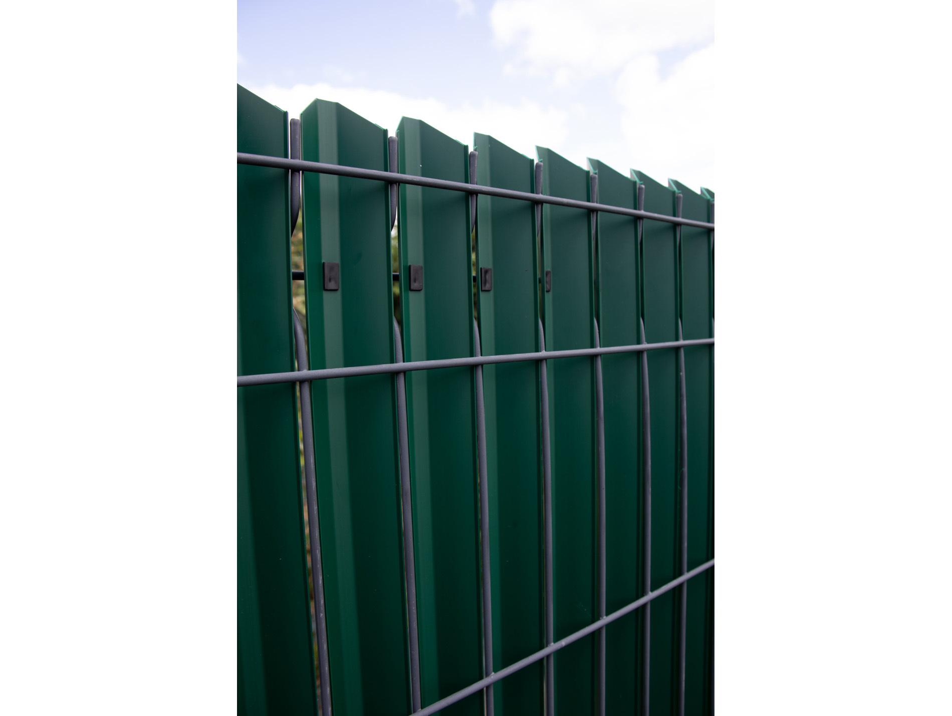 Kit lamelles occultantes PVC 3D L.2,50 x h.1,23m vert