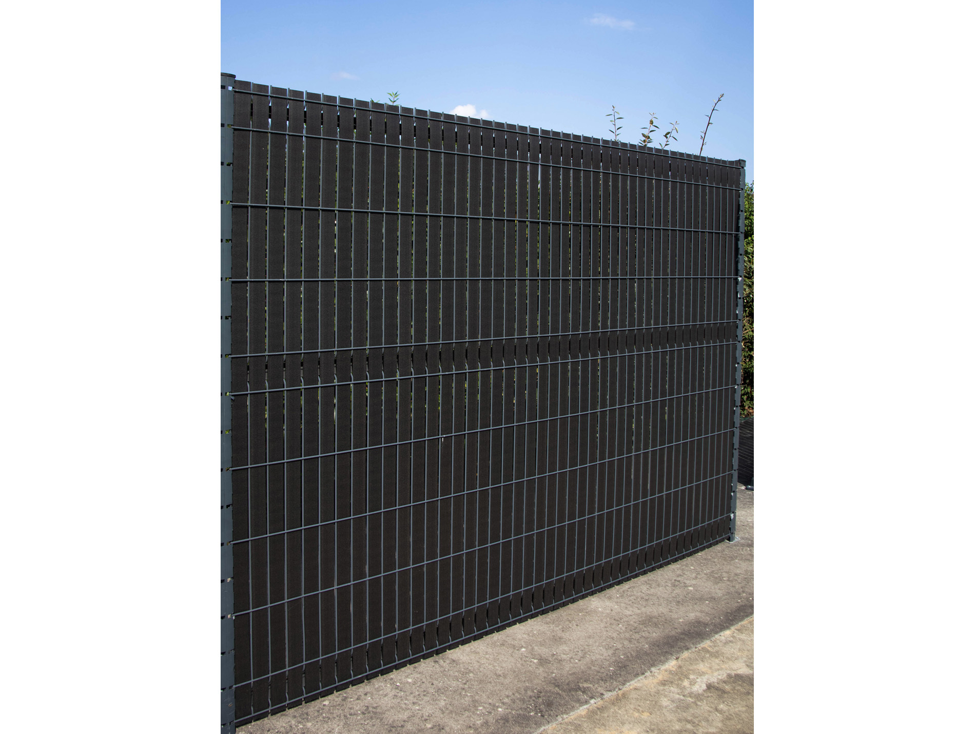 Kit lamelles occultantes Cloryza L.1,53m noir