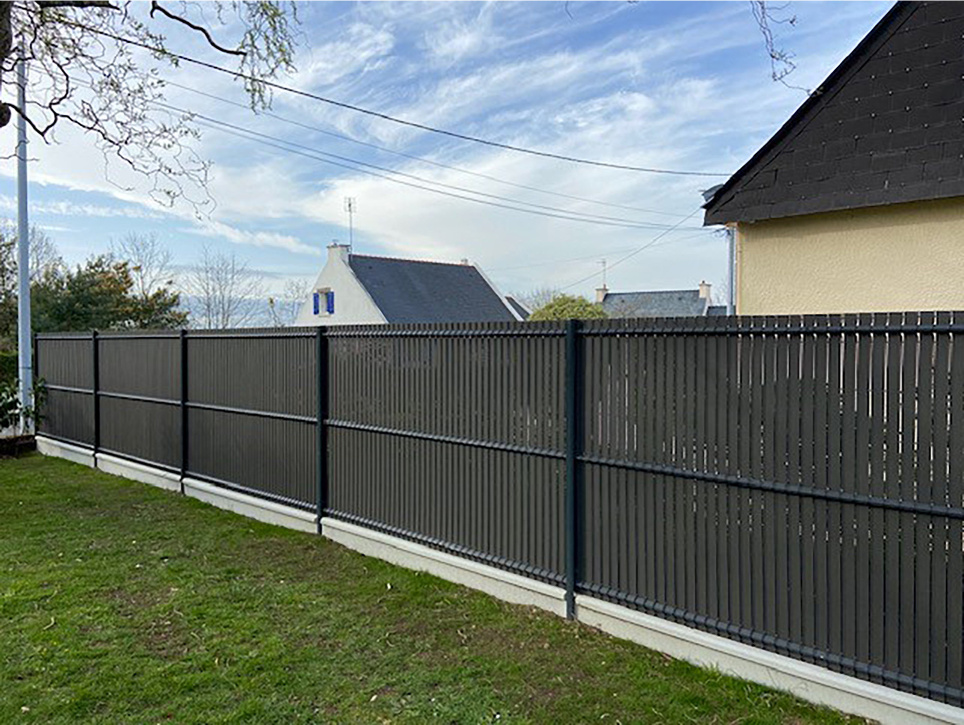 Kit lamelles occultantes Cloryza L.1,53m granit