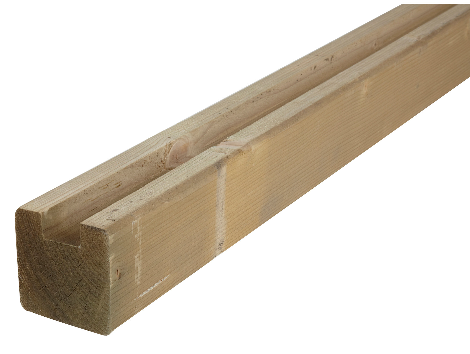 Poteau U bois CERLAND 9x9cm L.2,40m