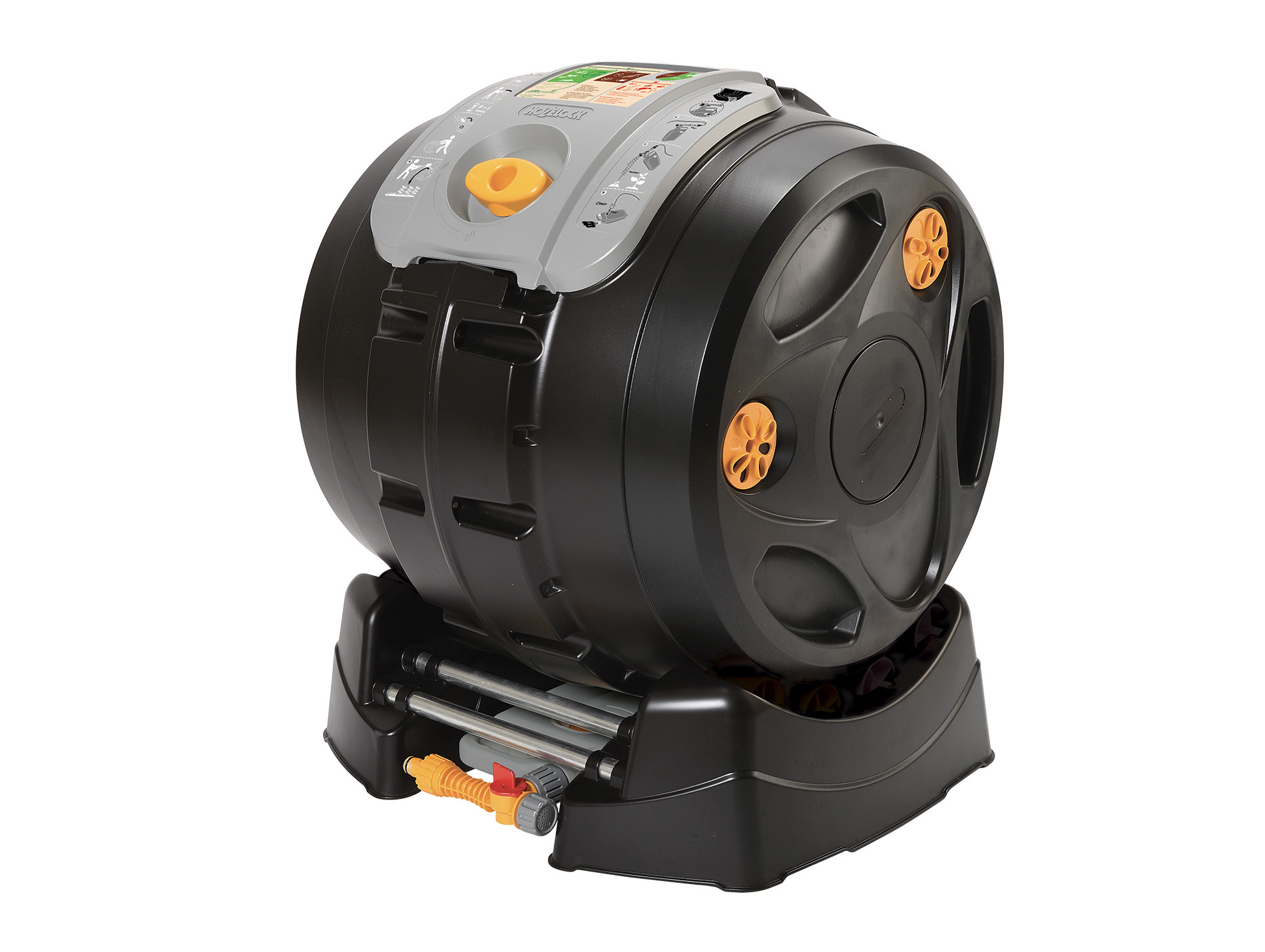 Composteur de jardin rotatif HOZELOCK Easymix 2en1