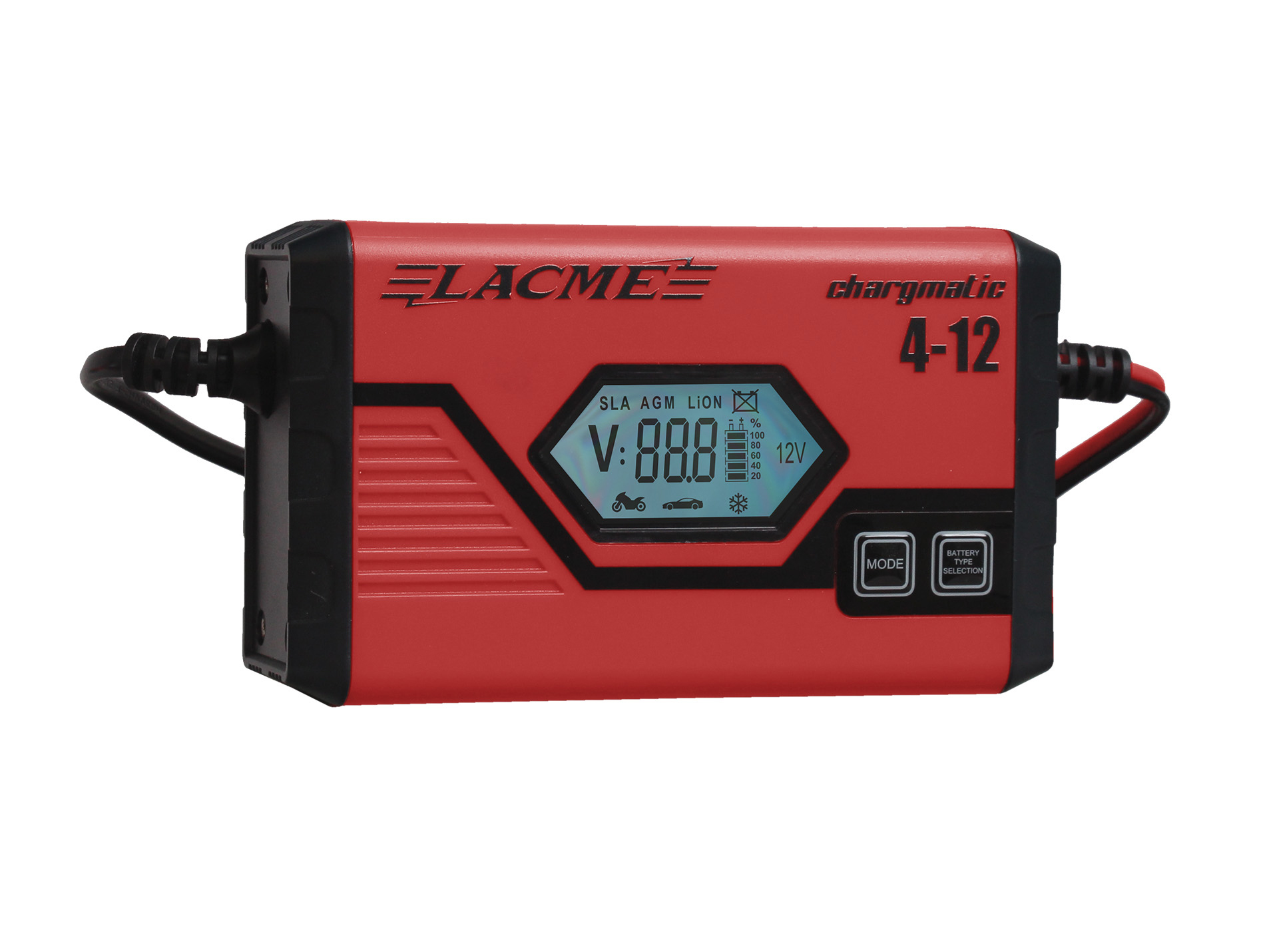 Chargeur batterie LACME 12V 8Ah 4A