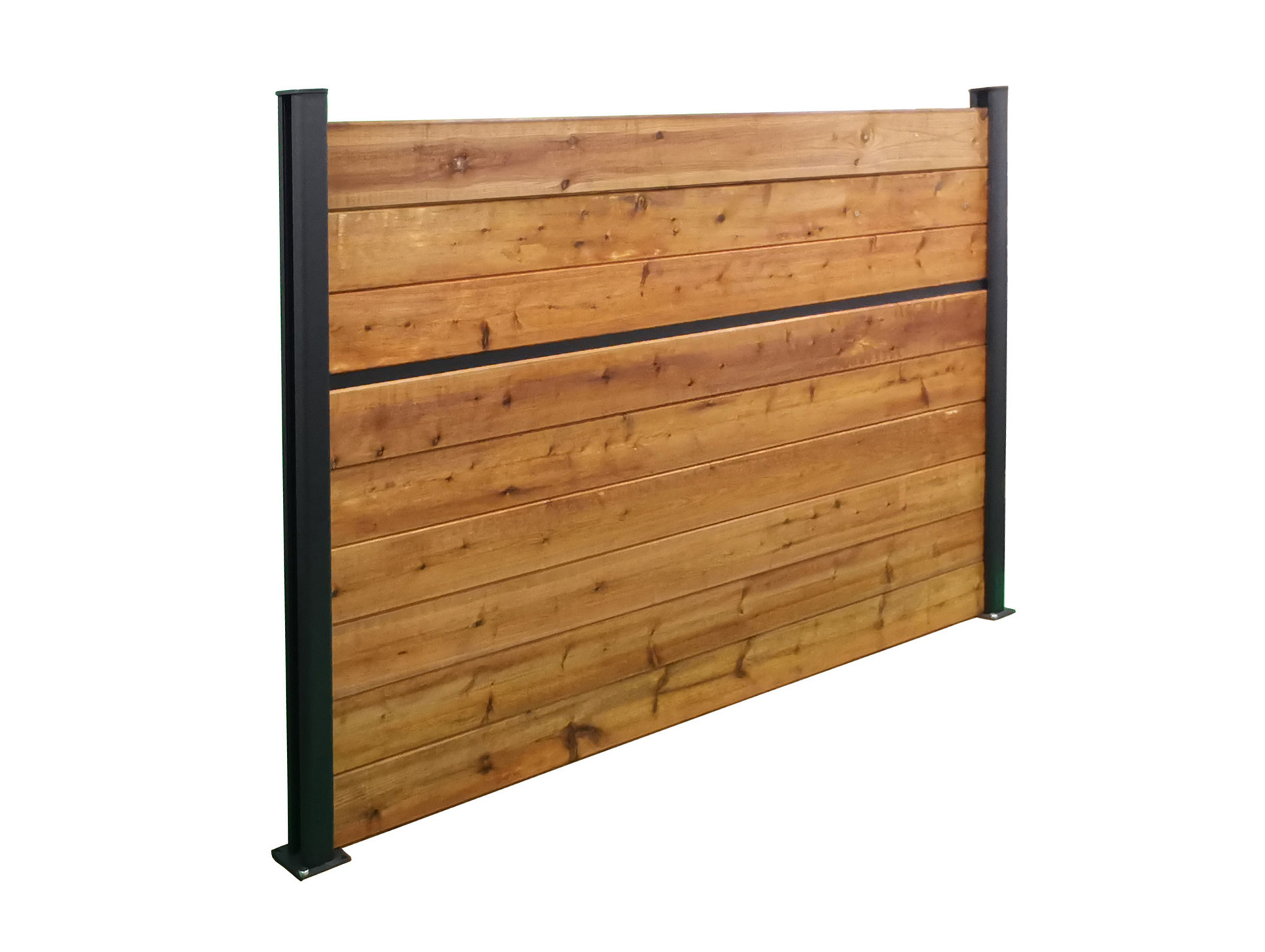 Insert aluminium clôture H DEBARGE L.2m gris