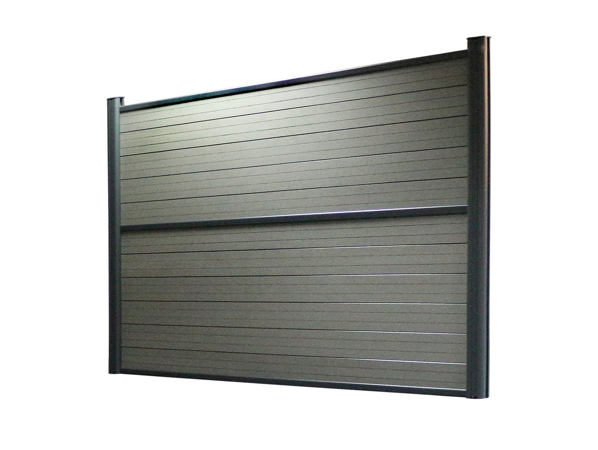 Lame clôture H Composite Bali L.180xH.15cm Ep.20mm ardoise