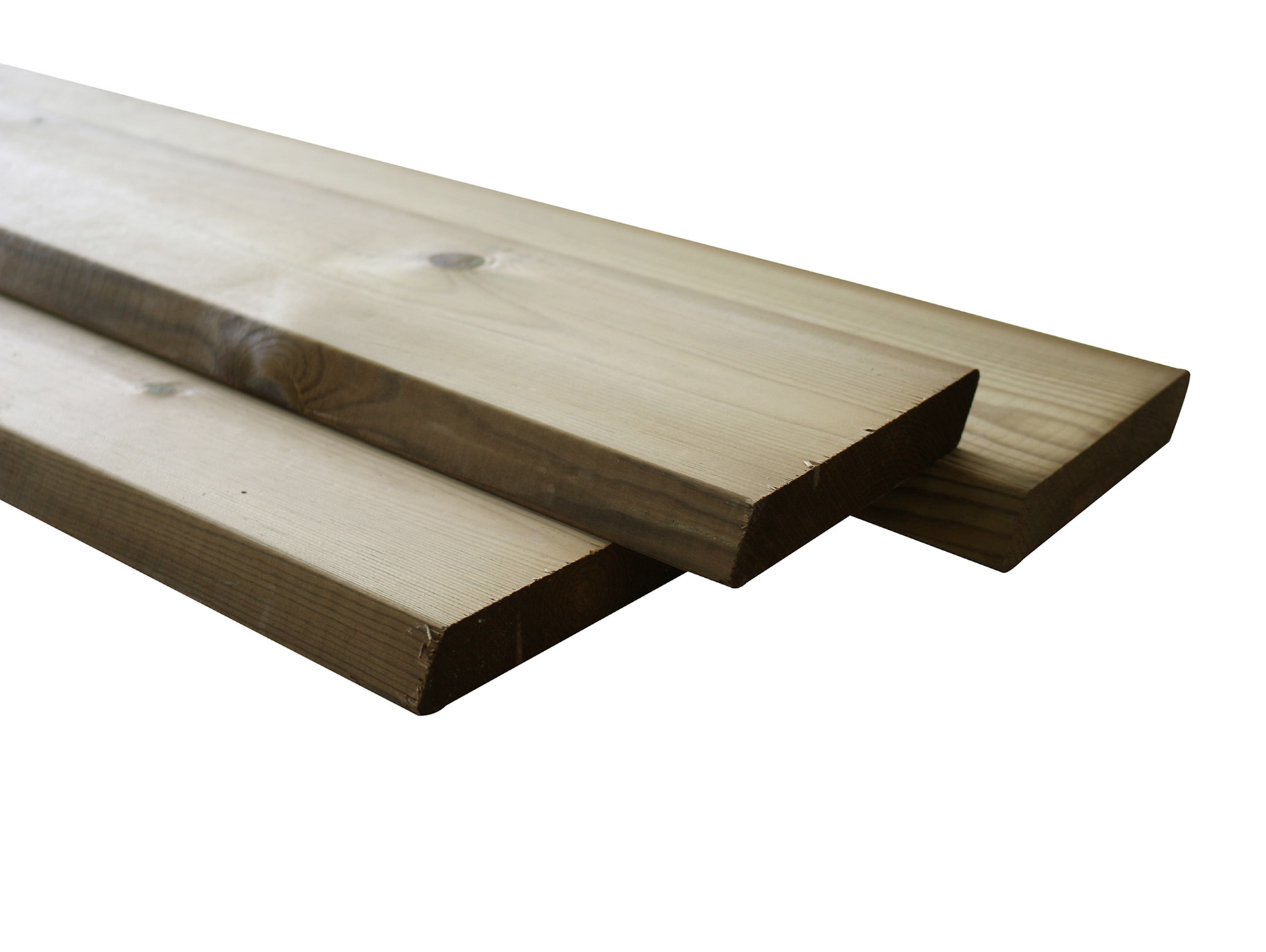 Lame emboitable de clôture H ajourée bois L.2m brun