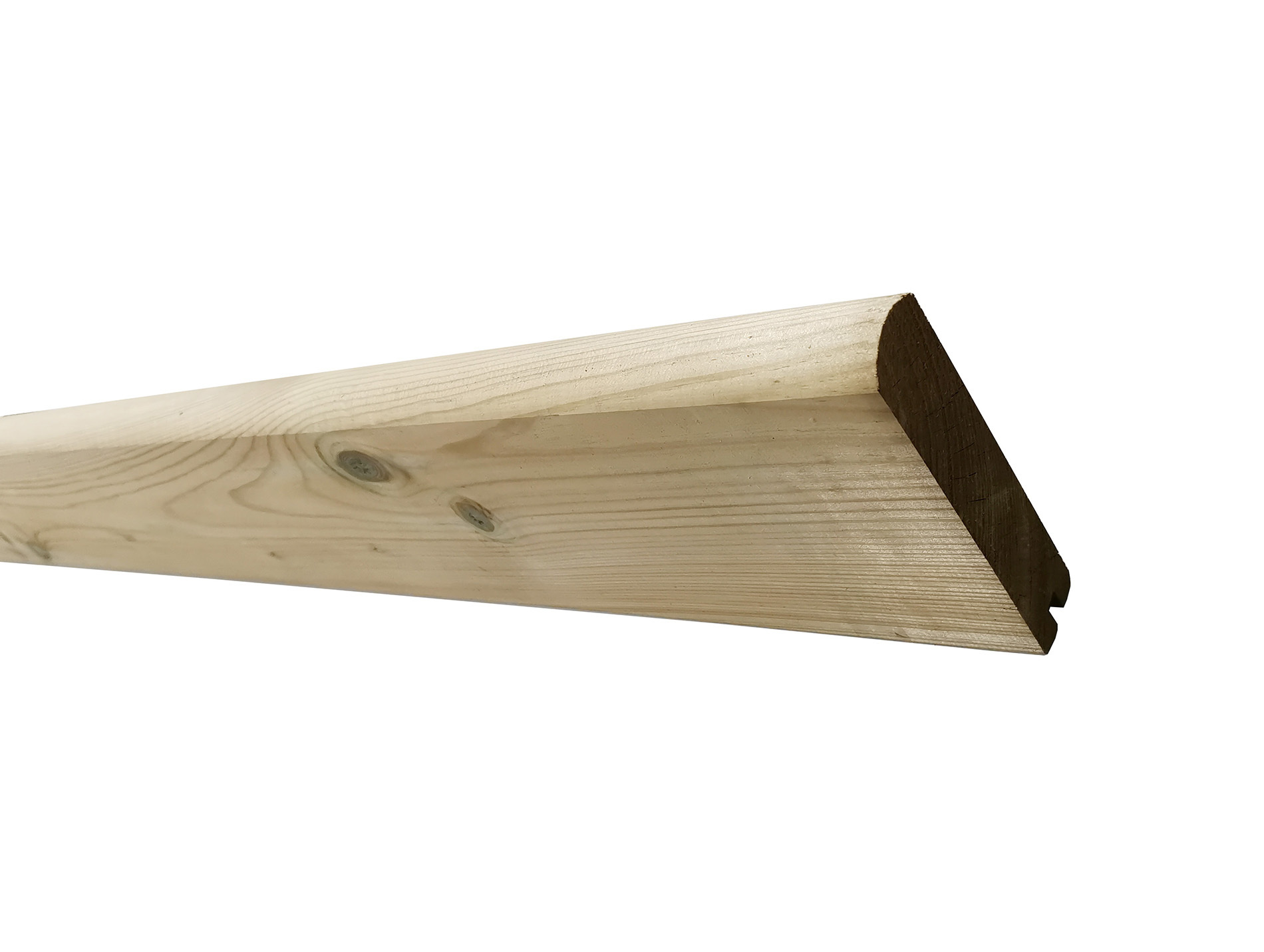 Lame finition emboitable Eco bois L.180xH.14,5cm Ep.21mm