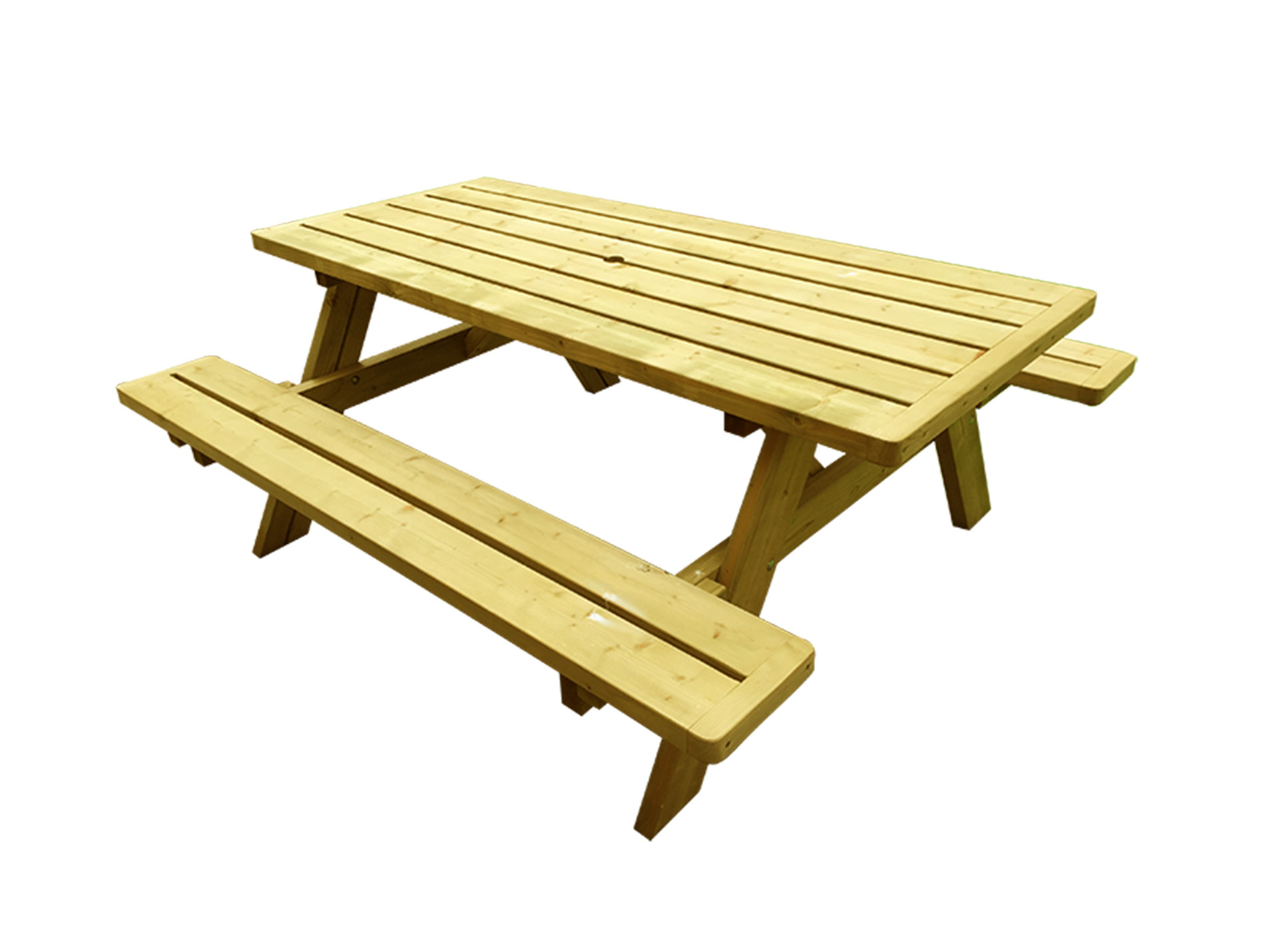 Table de pique-nique en bois Viking 4/6 places classe 4