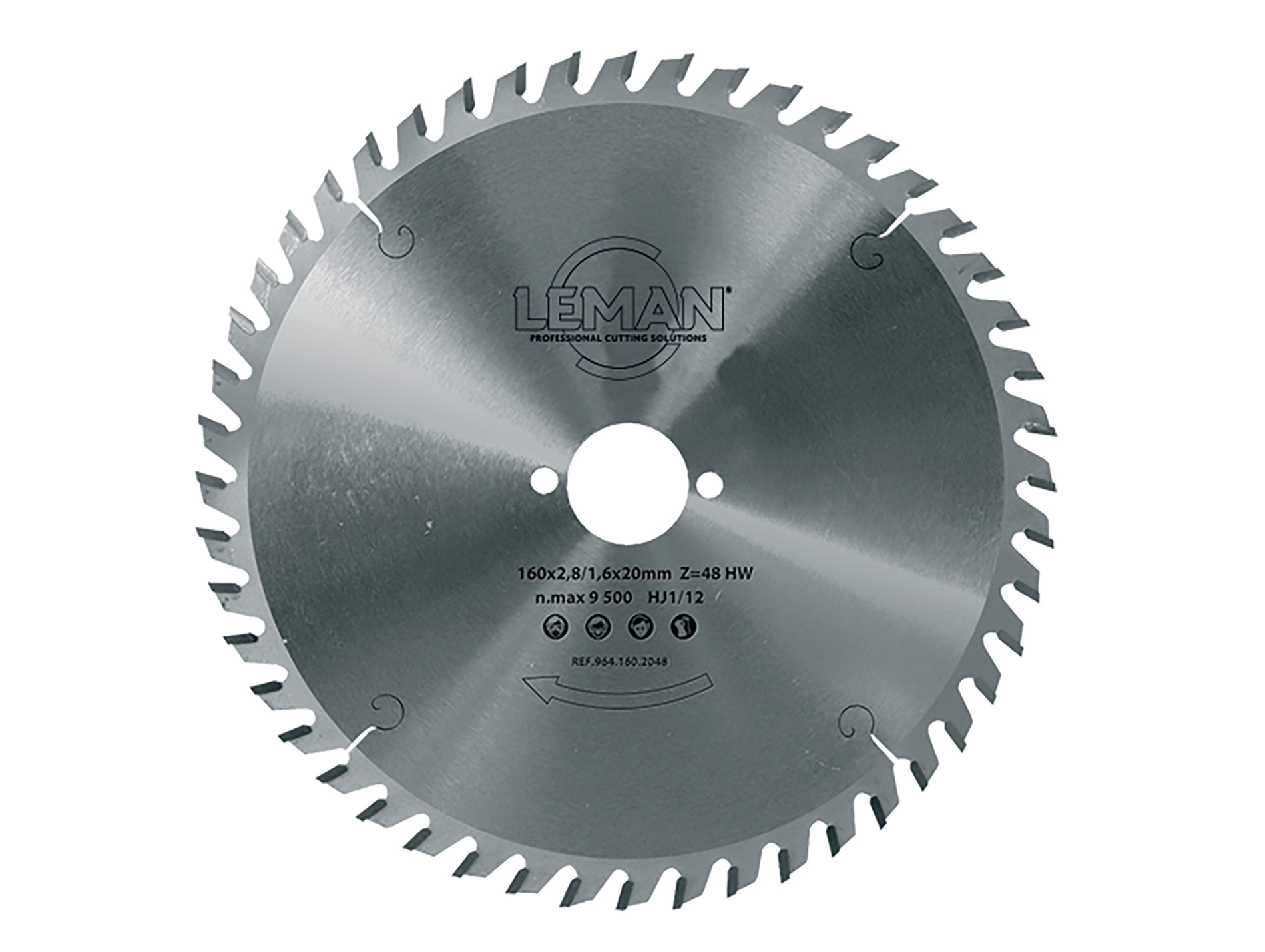 Lame carbure portative pour bois LEMAN Ø165mm 48 dents