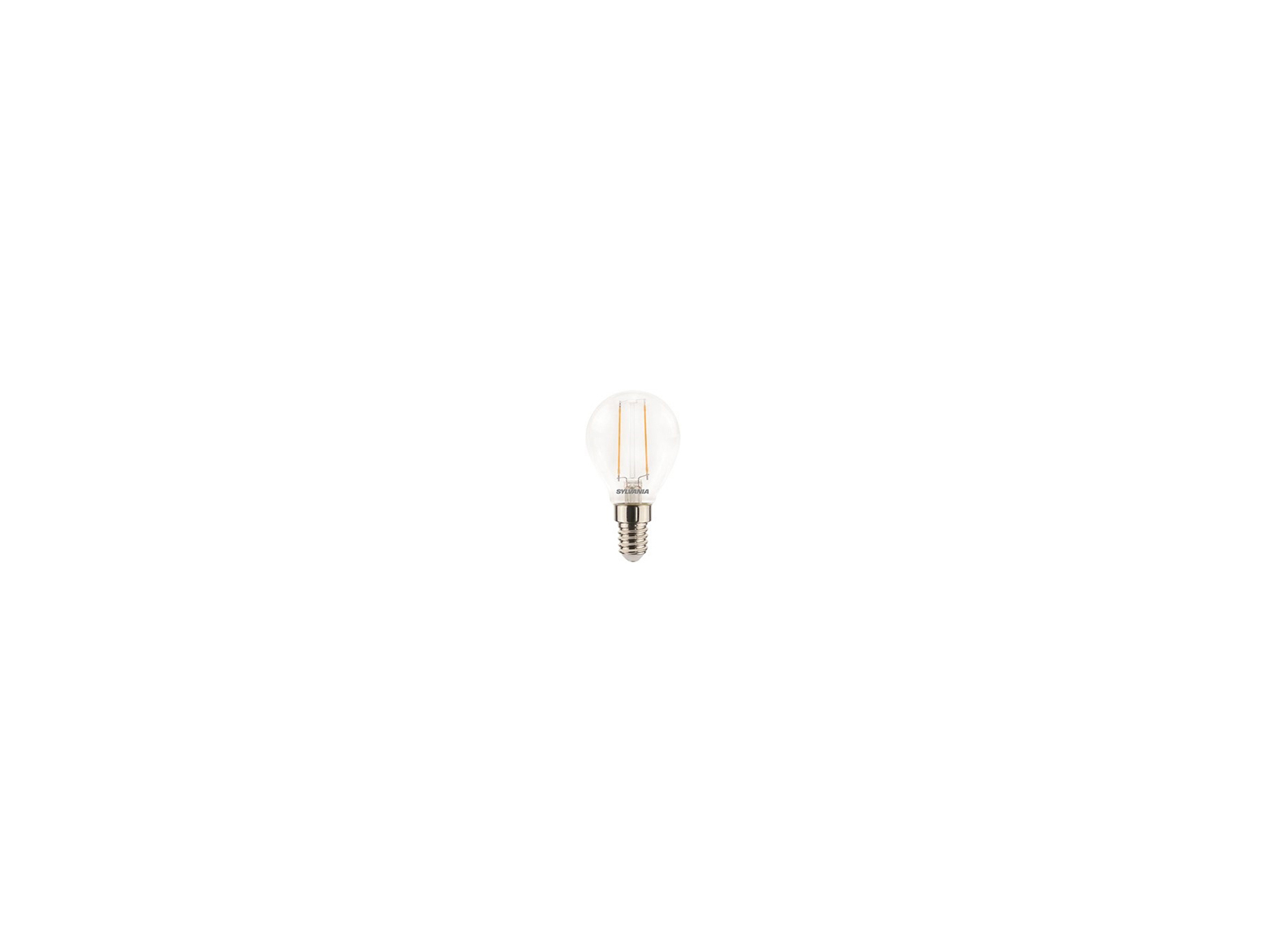 Ampoule LED SYLVANIA Retro sphérique E14 2,5W 250lm 2700K