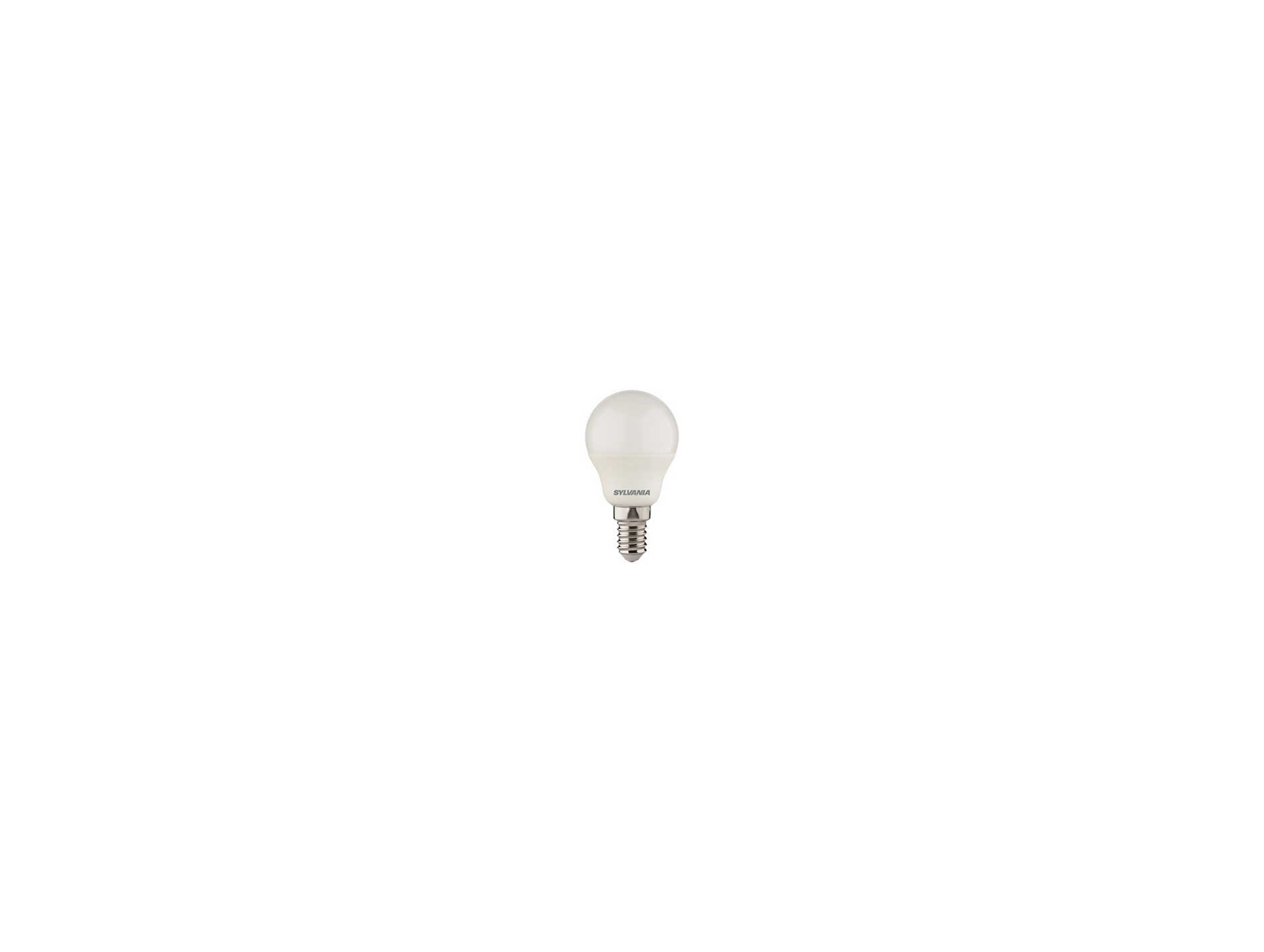 Ampoule LED SYLVANIA Sphérique dépolie E14 6,5W 806lm 4000K