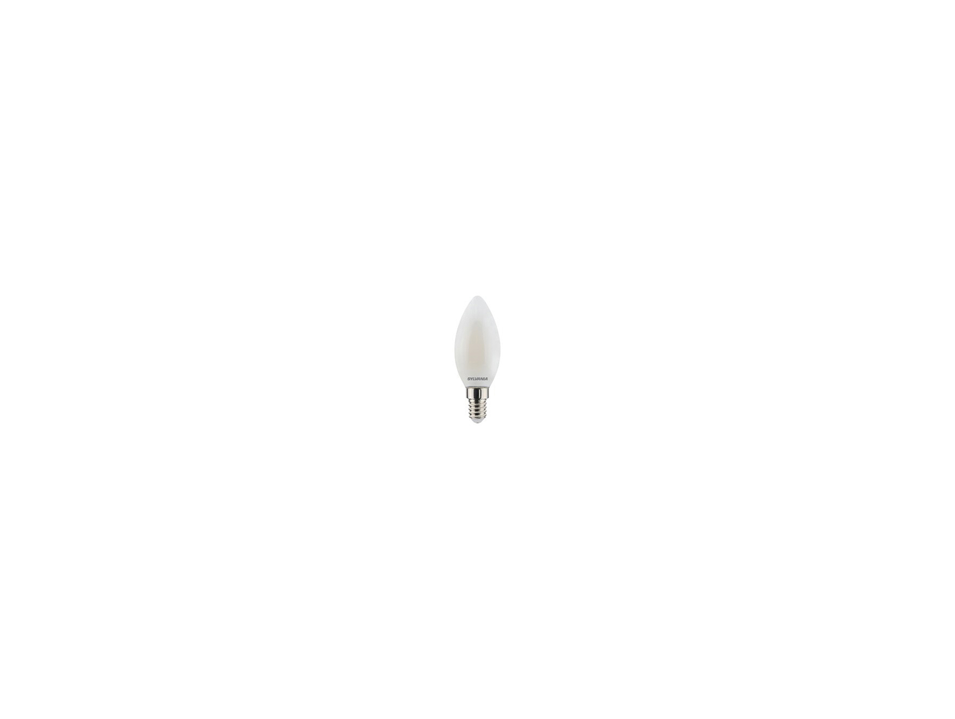 Ampoule LED SYLVANIA Retro flamme satiné E14 4,5W 470lm 2700K