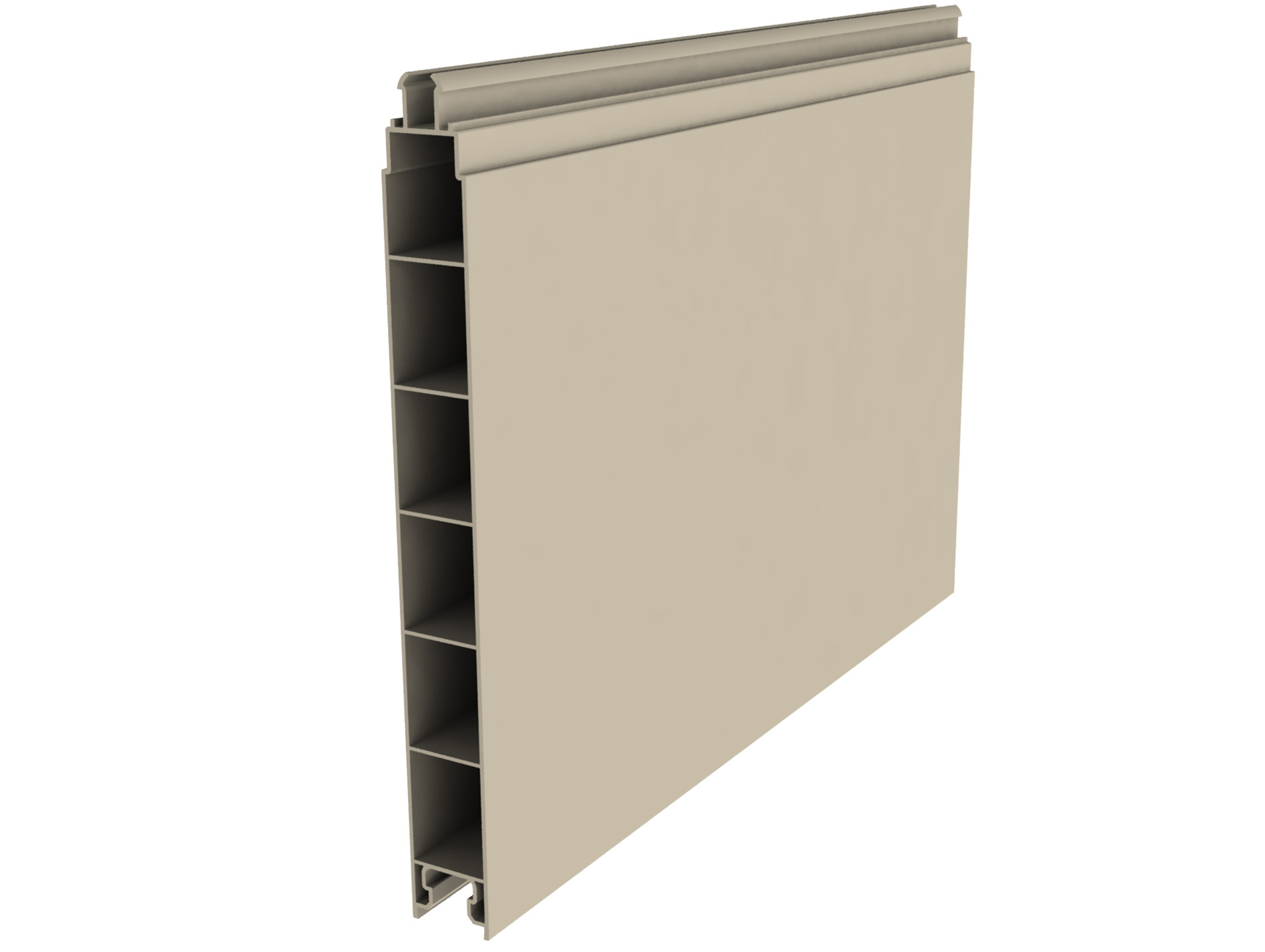 Lame XL ZENEO L.150xH.20cm Ep.24mm beige