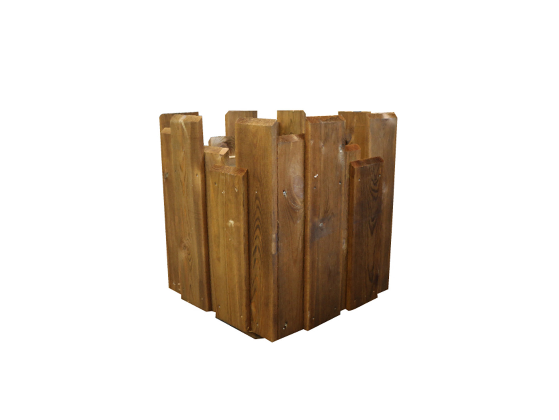Jardinière bois carrée Vertiwood 50x50cm