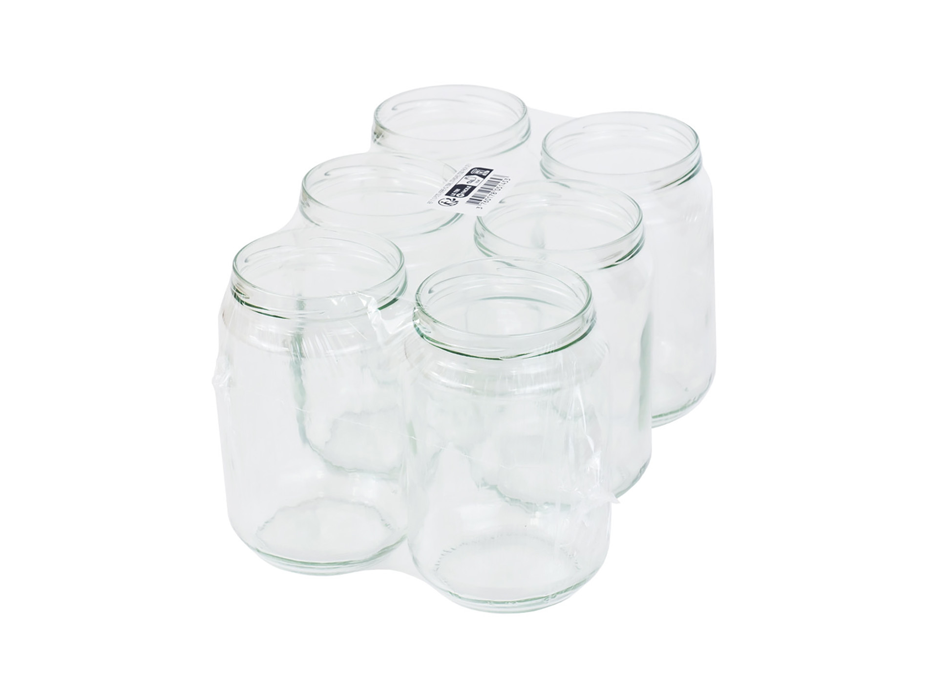 Pack de 6 Pots en verre Reserve T0 82 750ml