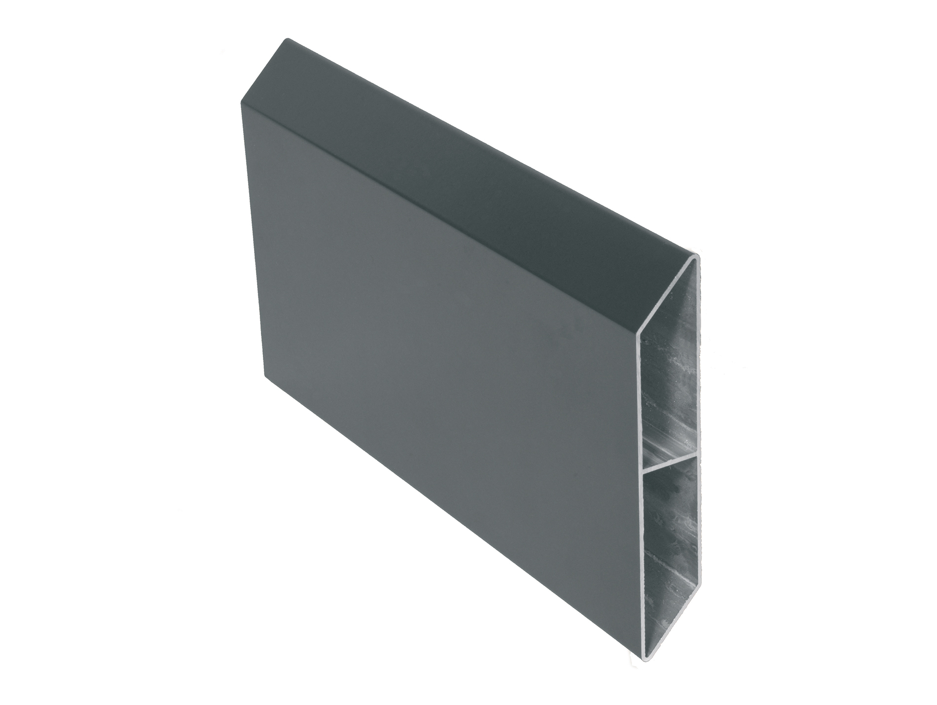 Lame de clôture alu L.200xH.14cm Ep.25mm anthracite sablé