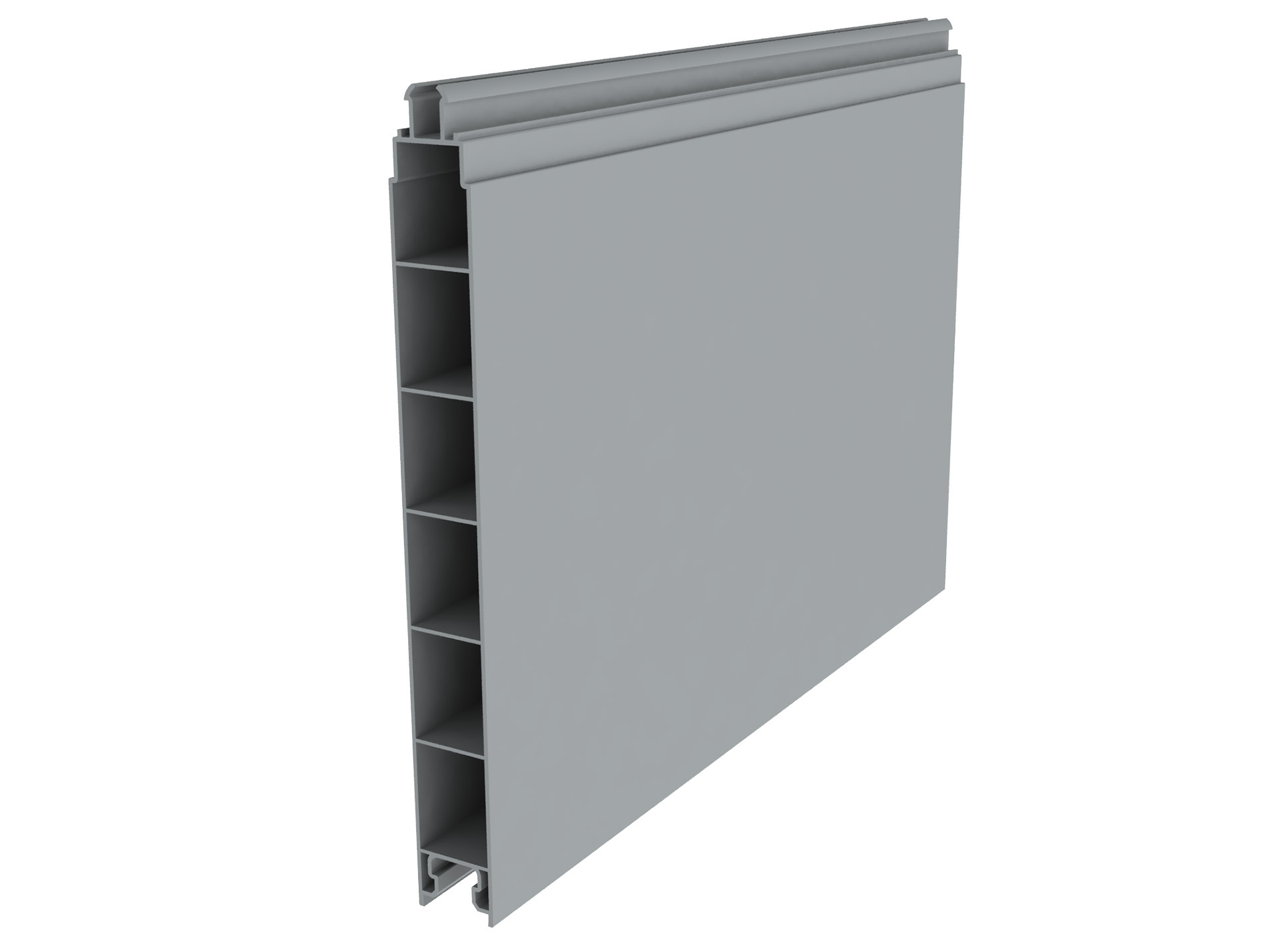 Lame XL ZENEO L.150xH.20cm Ep.24mm gris souris