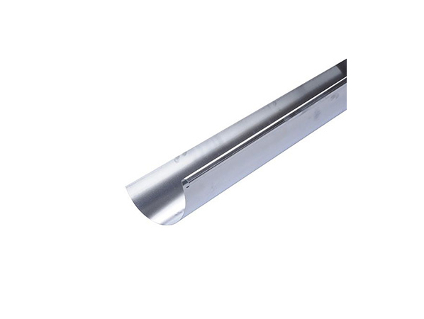 Gouttière demi-ronde zinc développé 25 4m