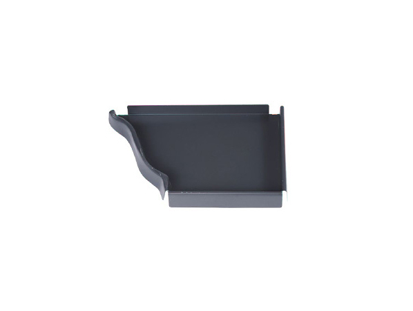Talon corniche droit aluminium ardoise