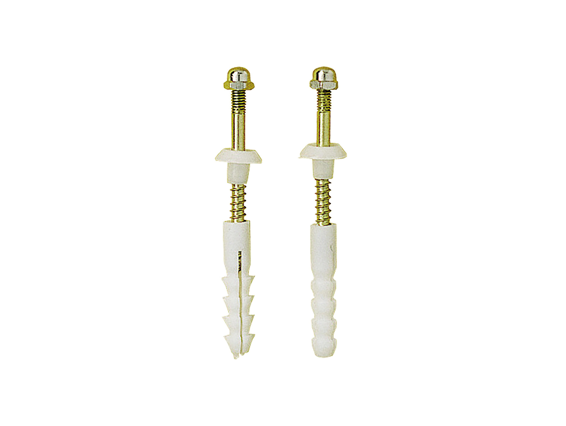 Jeu de vis métal pour cuvette ou bidet WIRQUIN